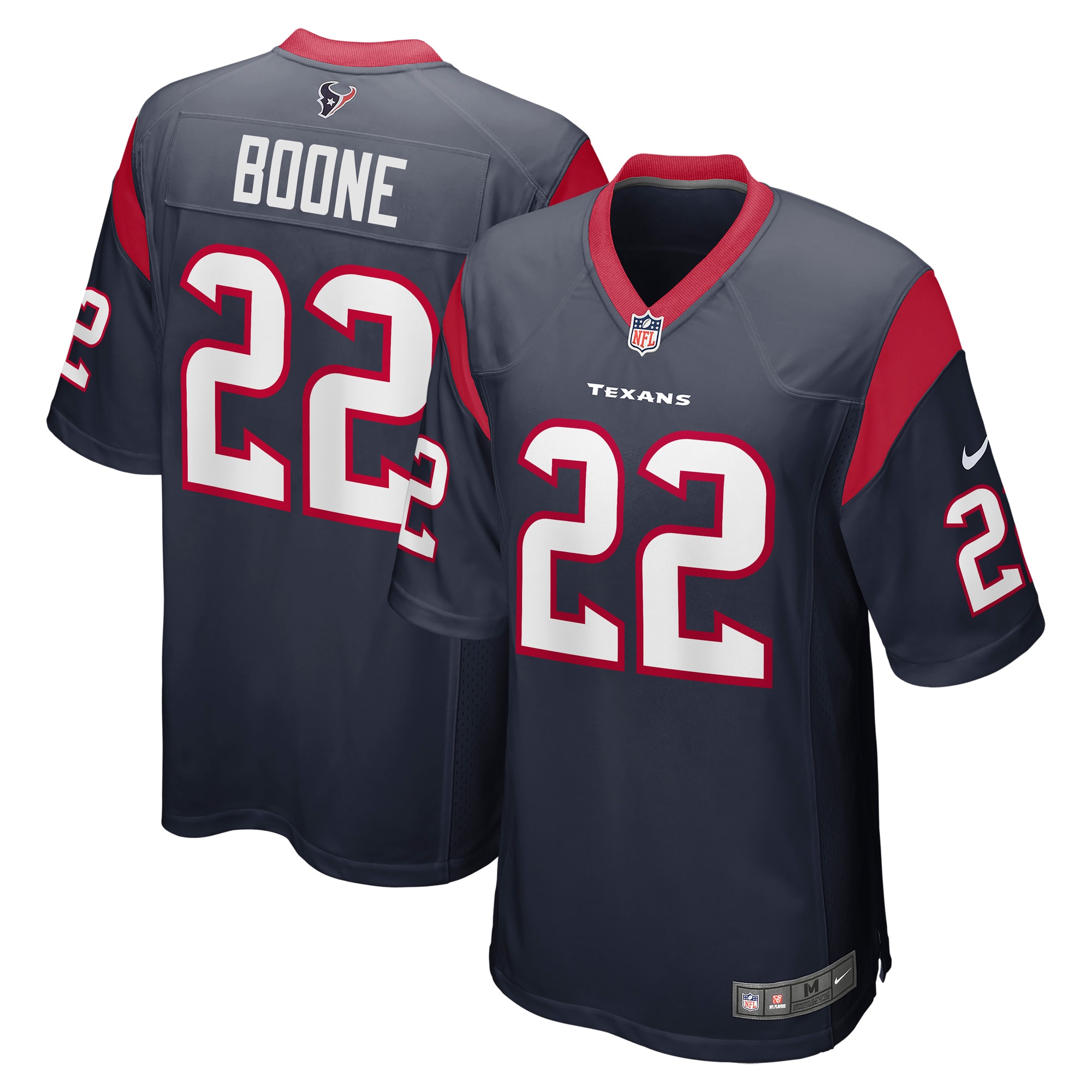 Mike Boone Houston Texans Nike Game Player Jersey - Navy - vstockx