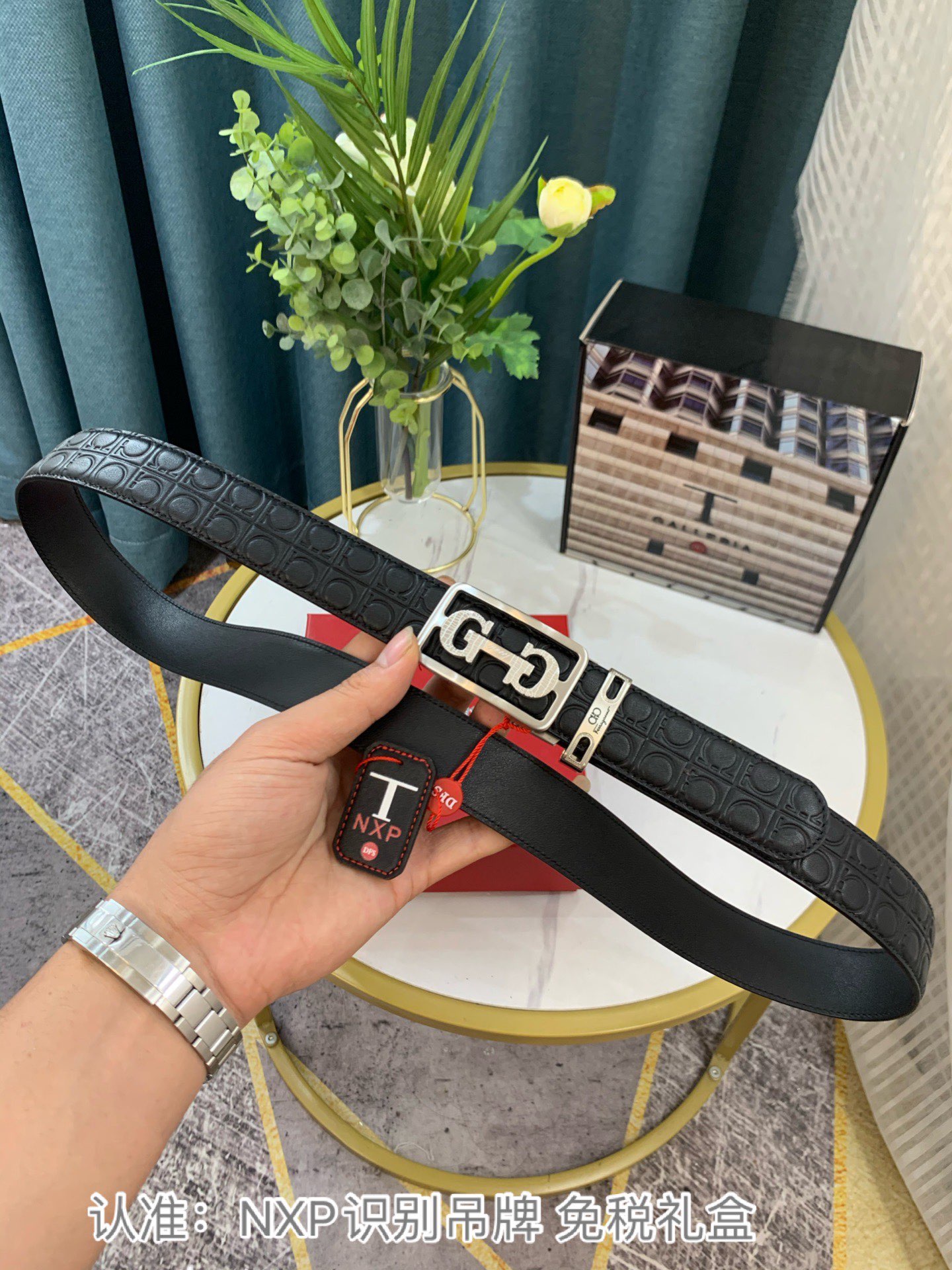 Streetwear Belt Ferragamo 319119 size:3.5cm - vstockx
