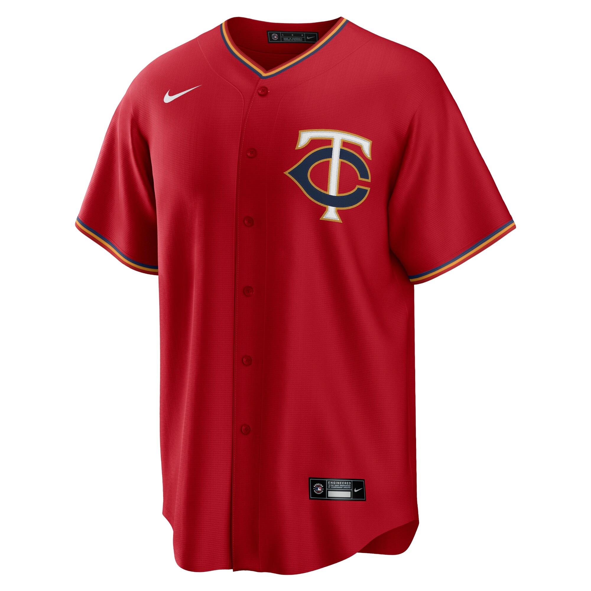 Minnesota Twins Nike Alternate Replica Team Jersey - Red - vstockx