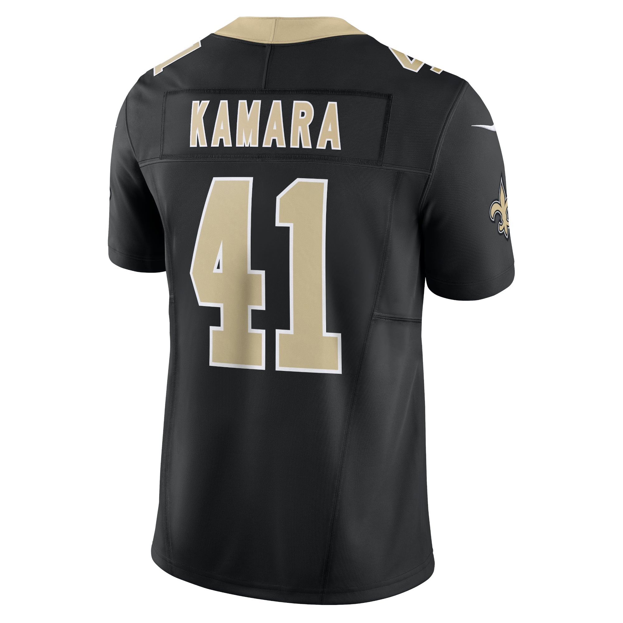 Men's Nike Alvin Kamara Black New Orleans Saints Vapor F.U.S.E. Limited Jersey - vstockx