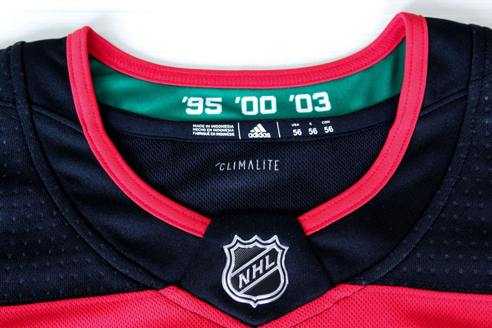 New Jersey Devils Adidas Authentic Home NHL Hockey Jersey - vstockx