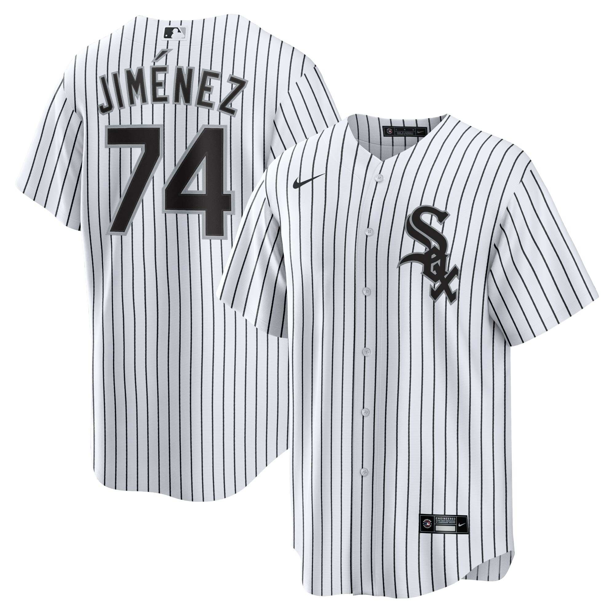 Eloy Jimenez Chicago White Sox Nike Home Replica Player Name Jersey - White - vstockx