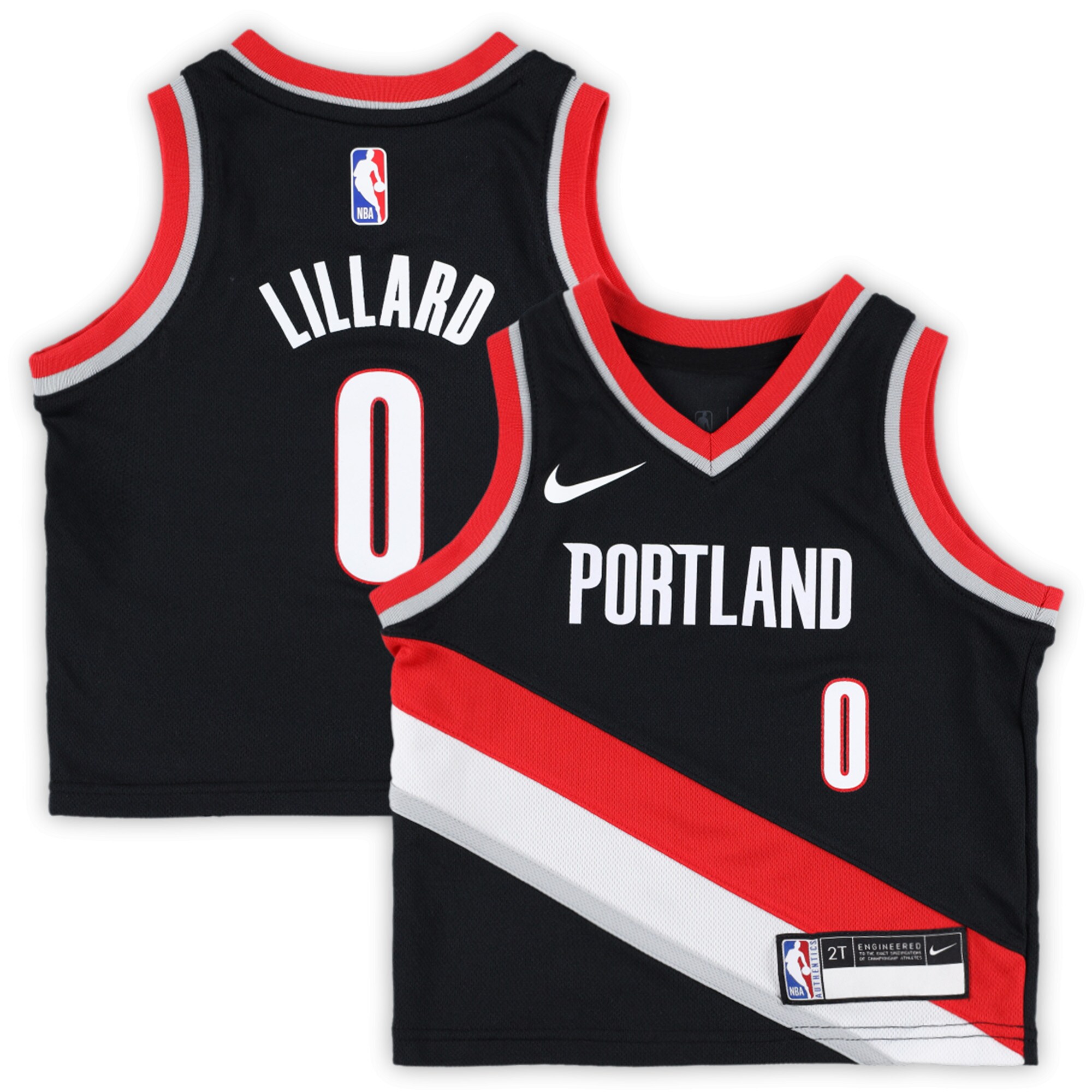 Damian Lillard Portland Trail Blazers Nike - Black - vstockx
