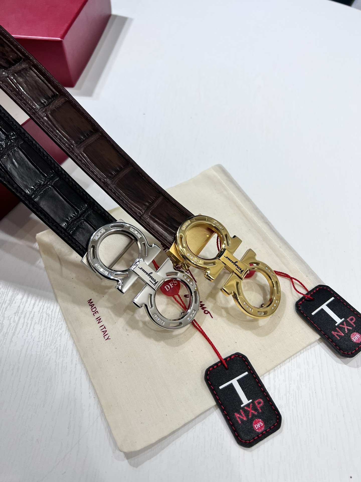 Streetwear Belt Ferragamo 319546 size:3.5cm - vstockx