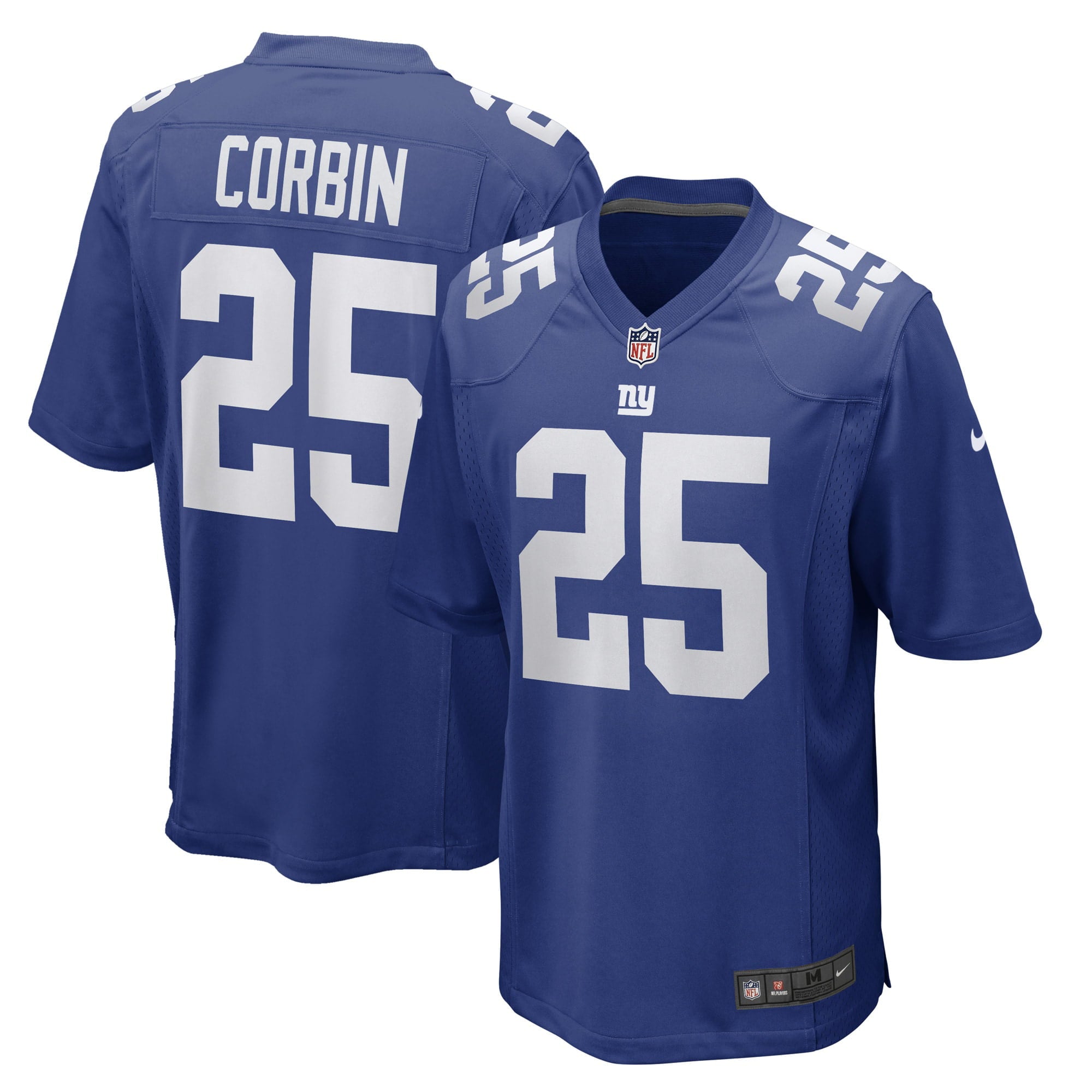 Men's Nike Jashaun Corbin Royal New York Giants Game Player Jersey - vstockx