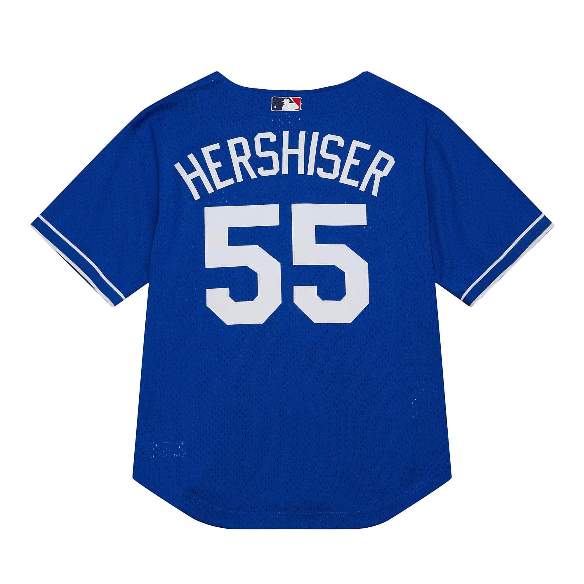 Authentic Orel Hershiser Los Angeles Dodgers 2000 BP Jersey - vstockx