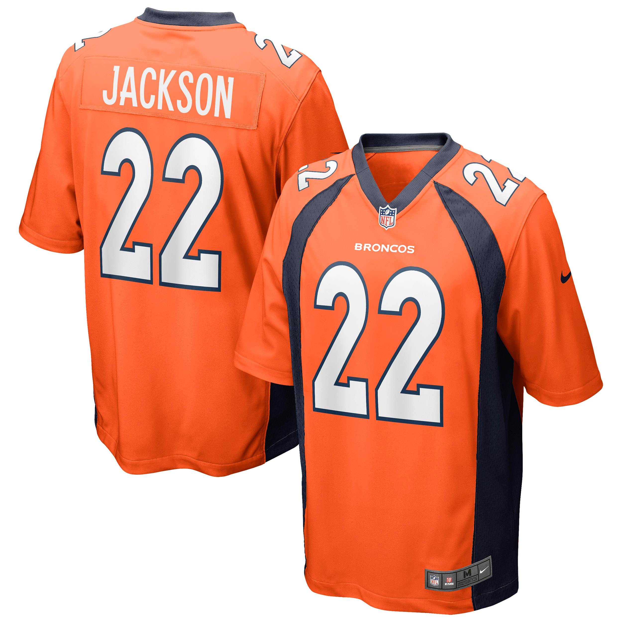 Kareem Jackson Denver Broncos Nike Game Jersey - Orange - vstockx