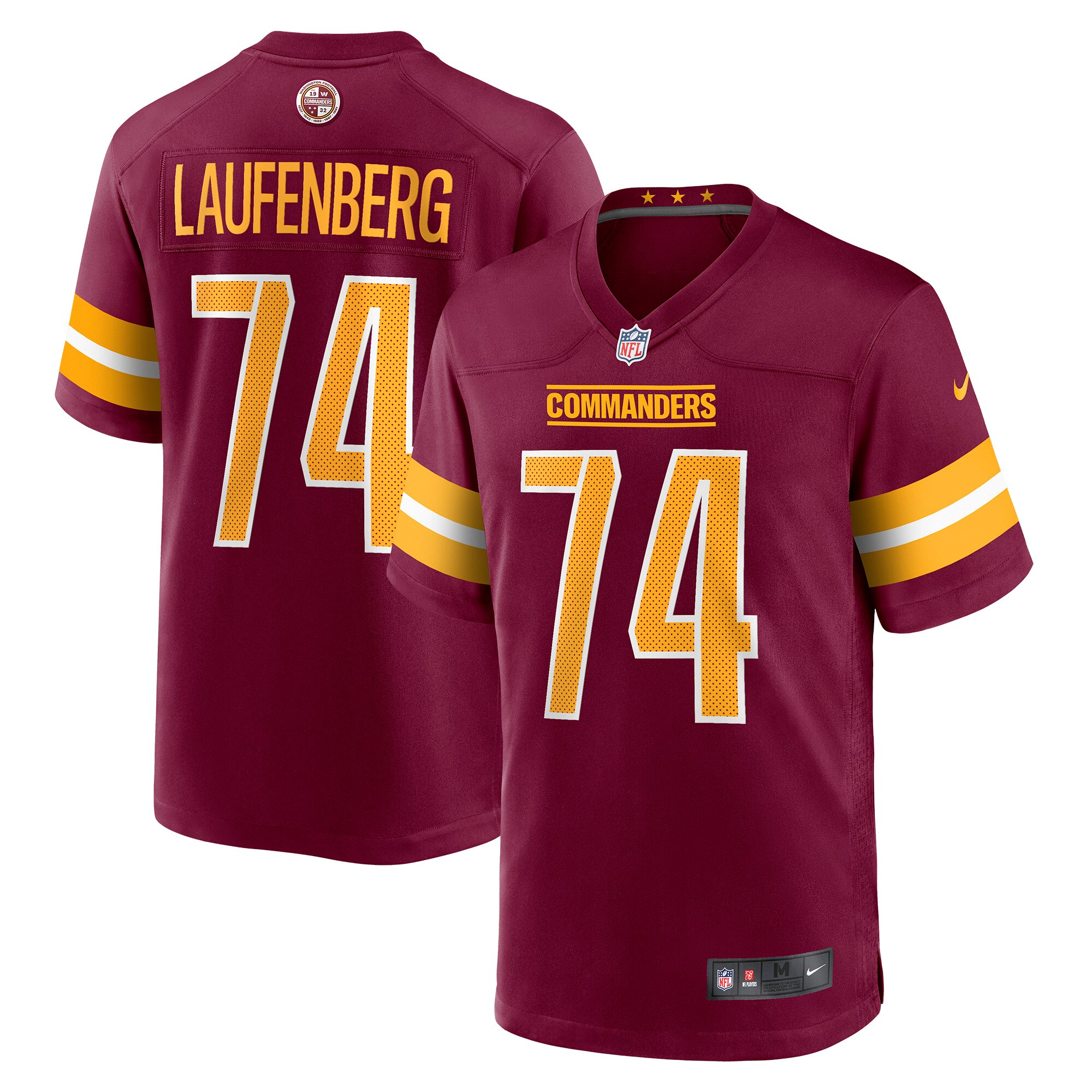 Nolan Laufenberg Washington Commanders Nike Game Jersey - Burgundy - vstockx