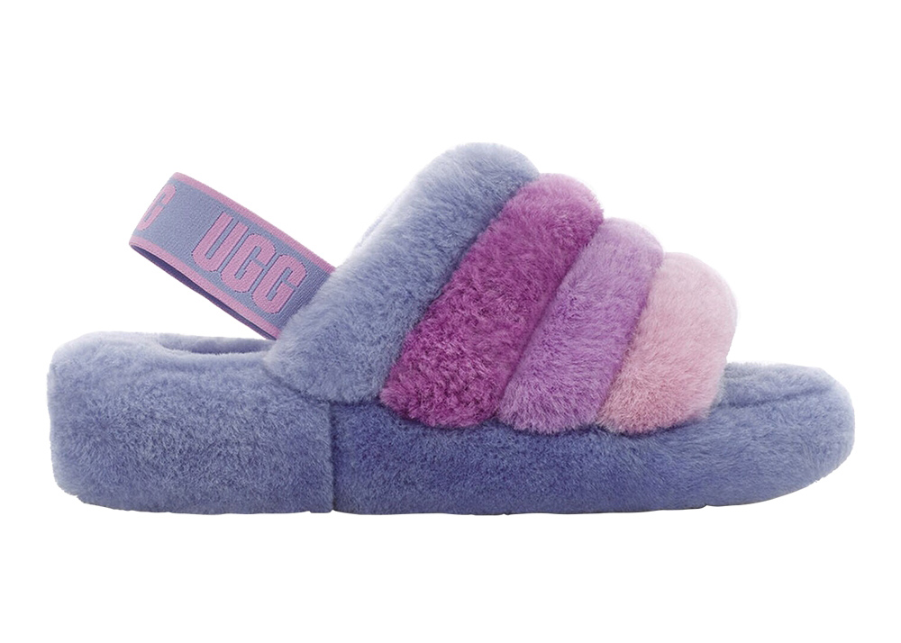 UGG Fluff Yeah Slide Cornflower Multi (Women's) - vstockx