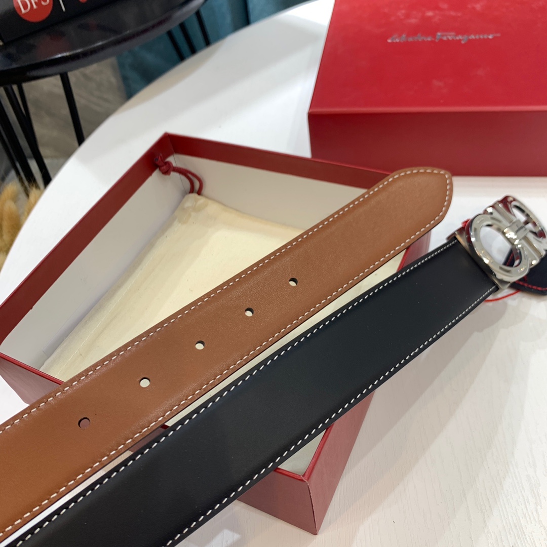 Streetwear Belt Ferragamo 319436 size:3.5cm - vstockx