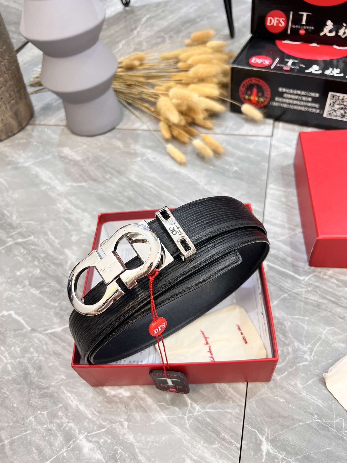 Streetwear Belt Ferragamo 319930 size:3.5cm - vstockx