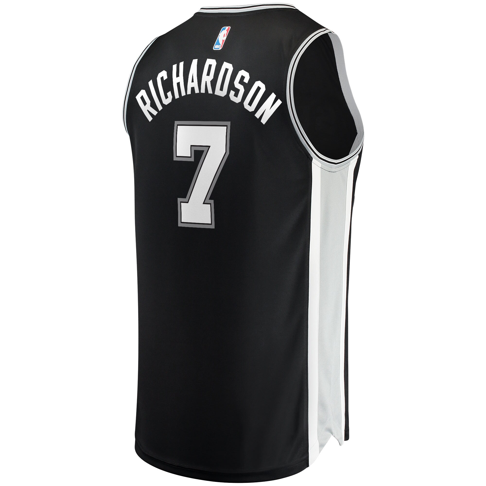 Josh Richardson San Antonio Spurs Fanatics Branded 2021/22 Fast Break Replica Jersey - Icon Edition - Black - vstockx