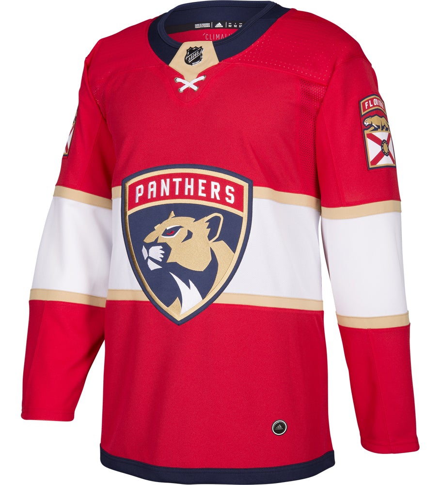 Florida Panthers Adidas Authentic Home NHL Hockey Jersey - vstockx