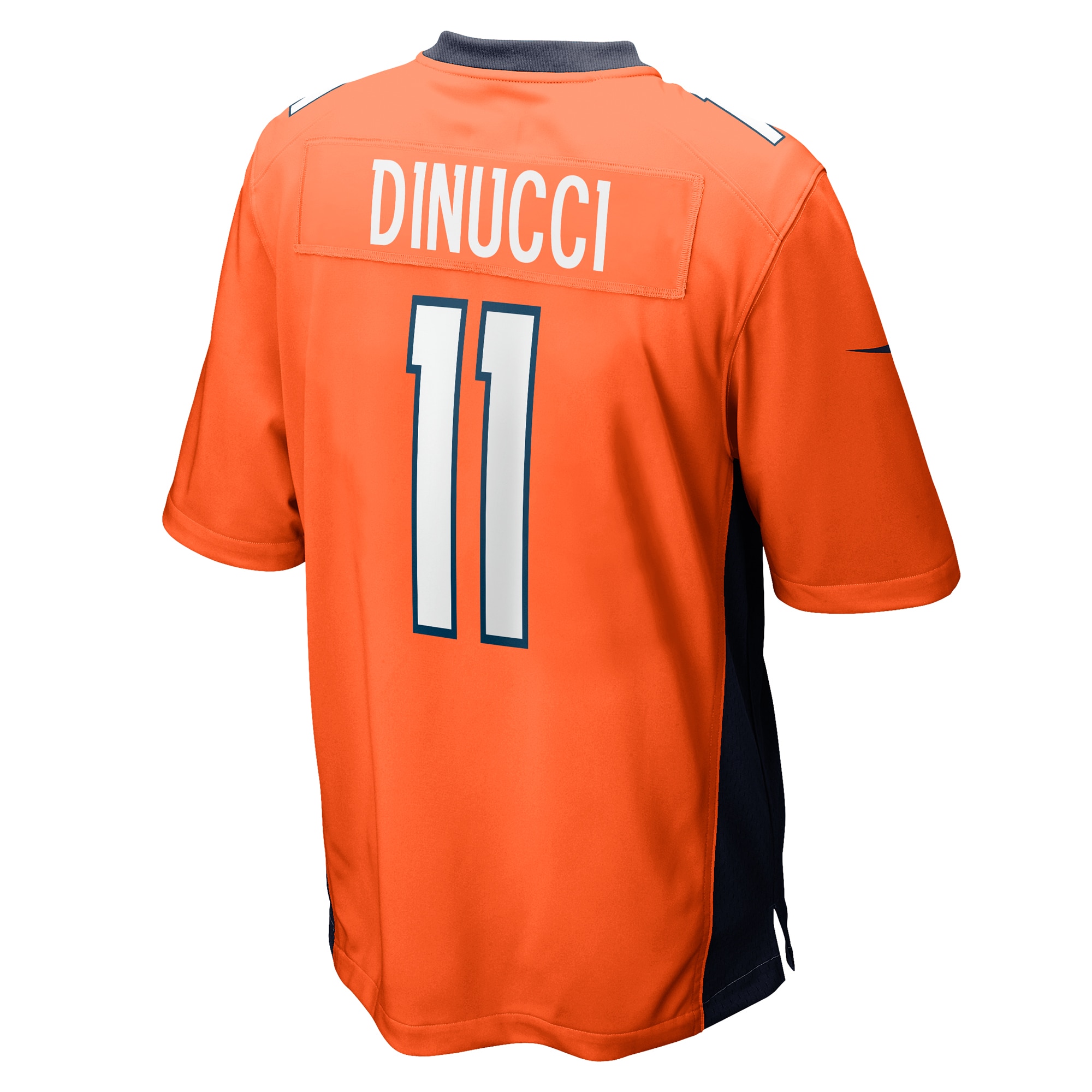 Ben DiNucci Denver Broncos Nike Team Game Jersey - Orange - vstockx