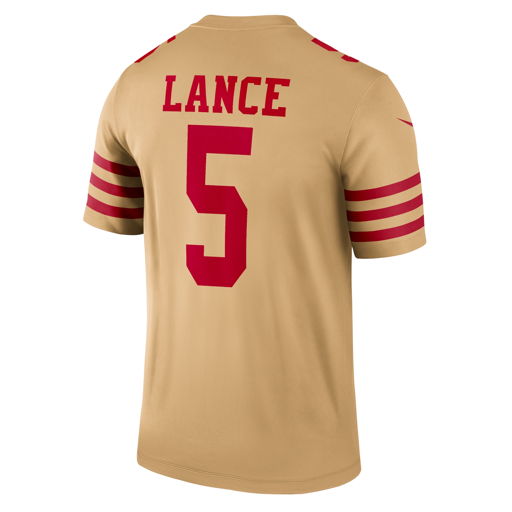 Trey Lance San Francisco 49ers Nike Inverted Legend Jersey - Gold - vstockx