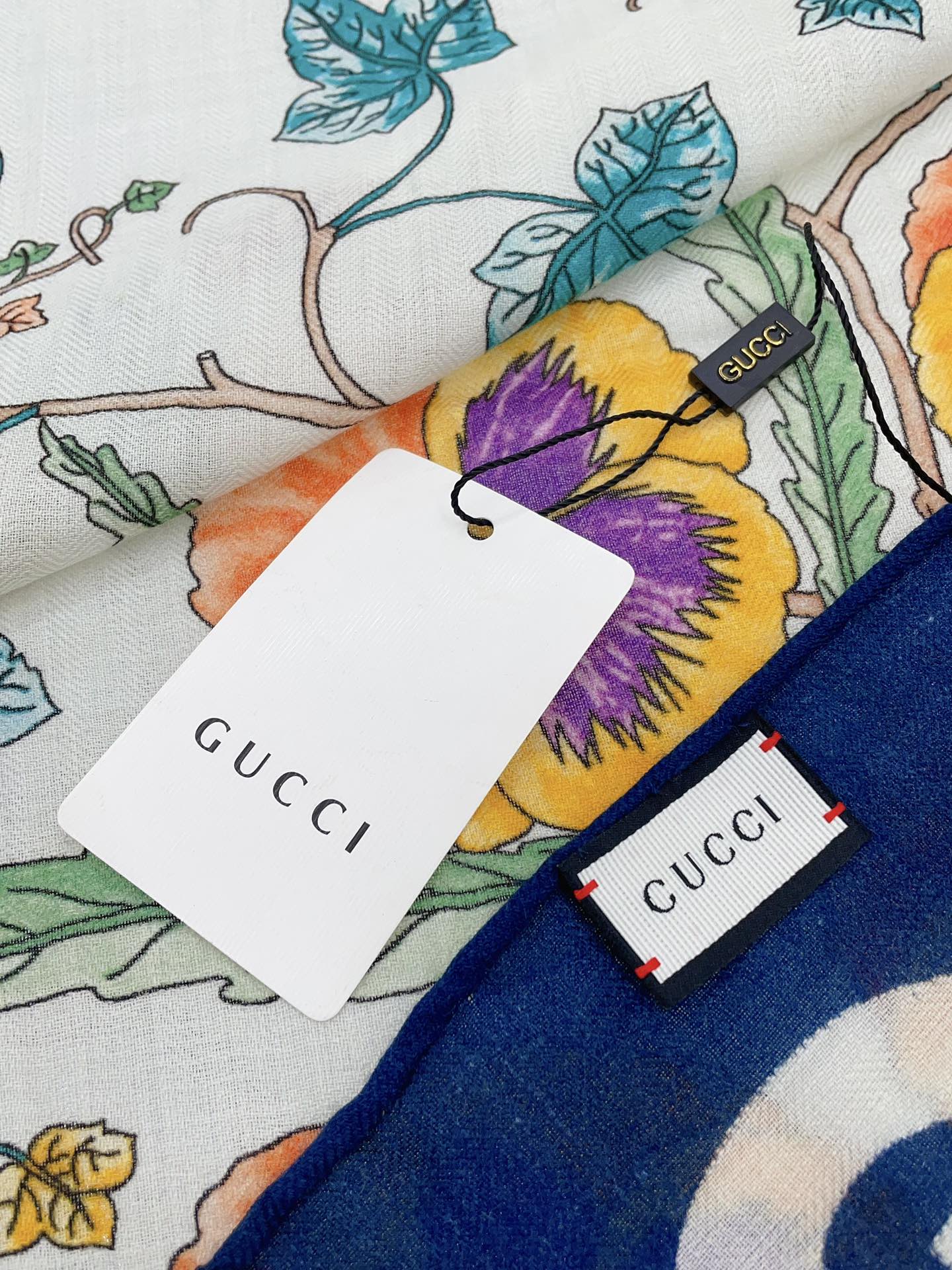 Streetwear Scarf GUCCI 328776 SIZE:90cm*90cm - vstockx