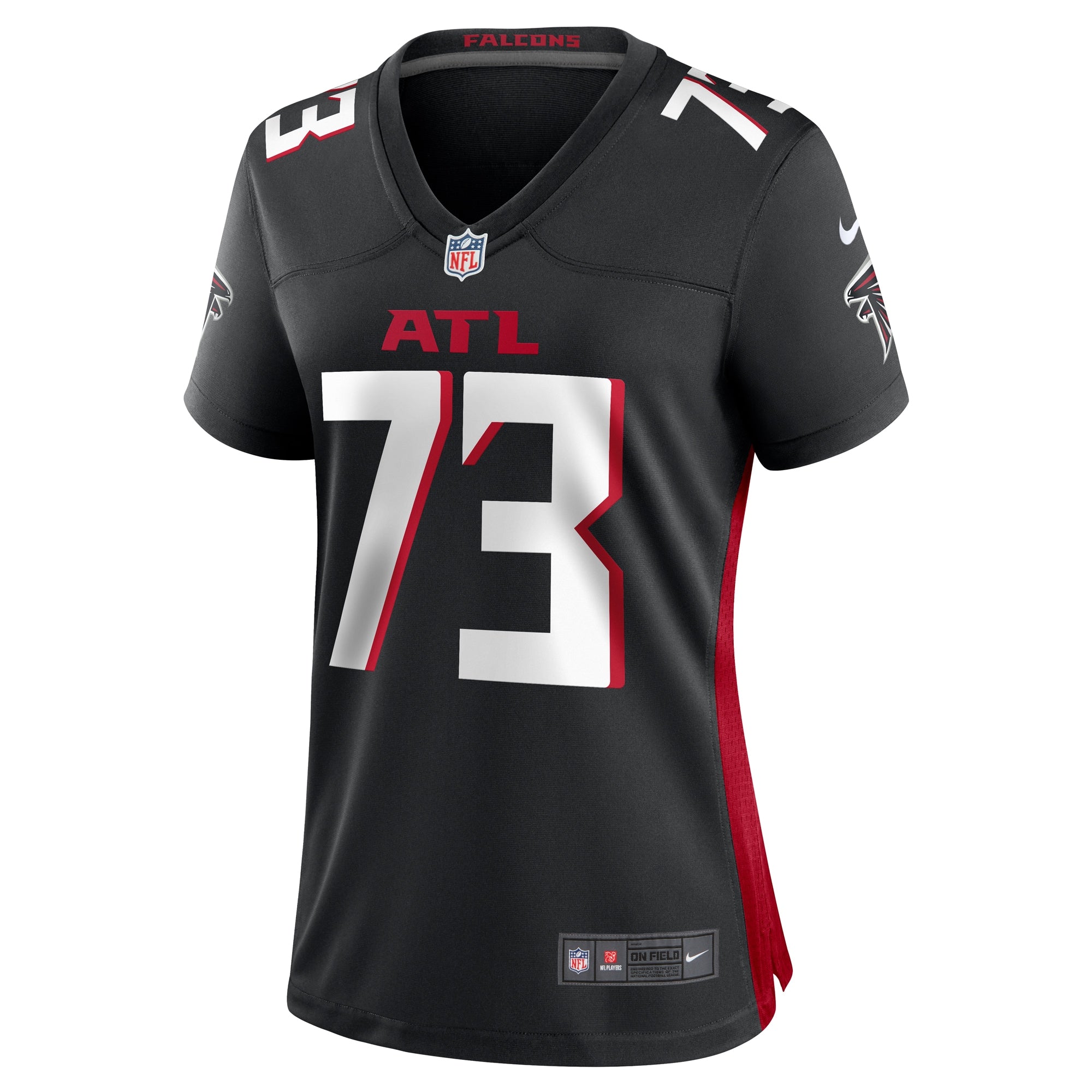 Women's Nike Tyler Vrabel Black Atlanta Falcons Player Game Jersey - vstockx