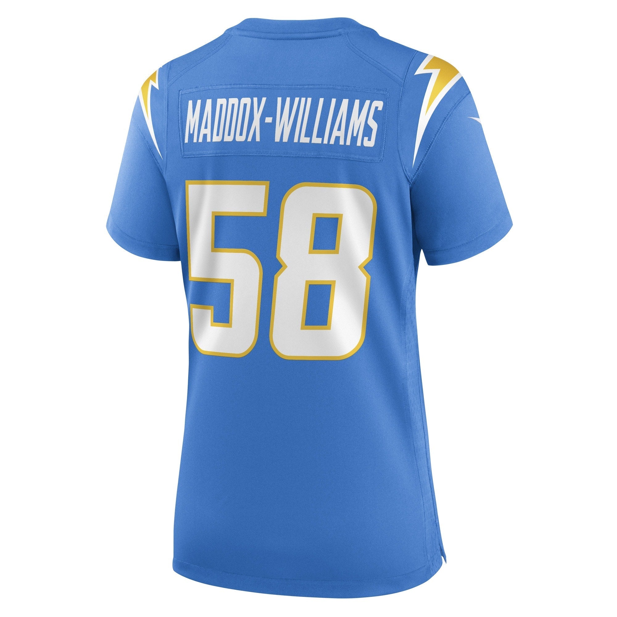Women's Nike Tyreek Maddox-Williams Powder Blue Los Angeles Chargers Game Player Jersey - vstockx