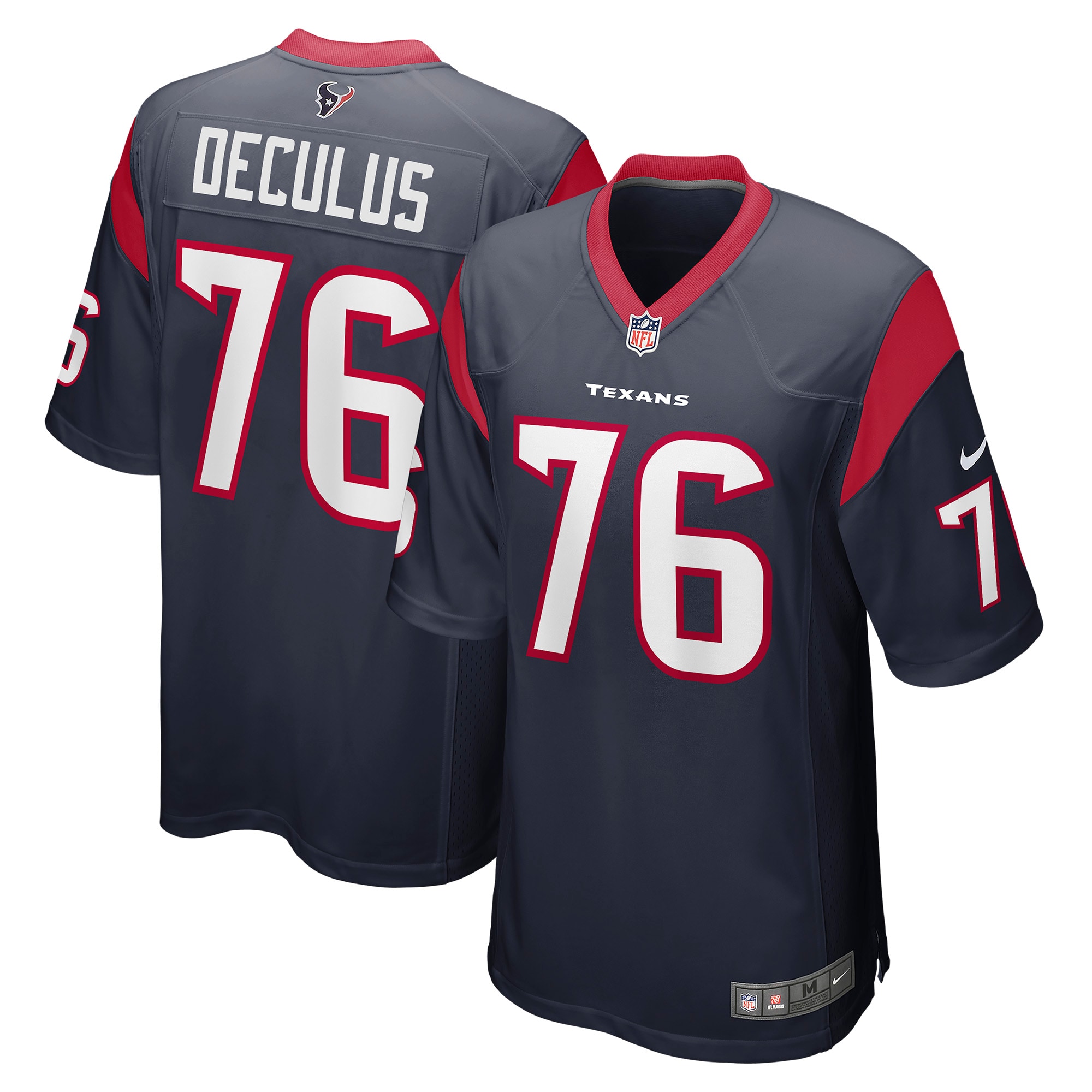 Austin Deculus Houston Texans Nike Game Player Jersey - Navy - vstockx