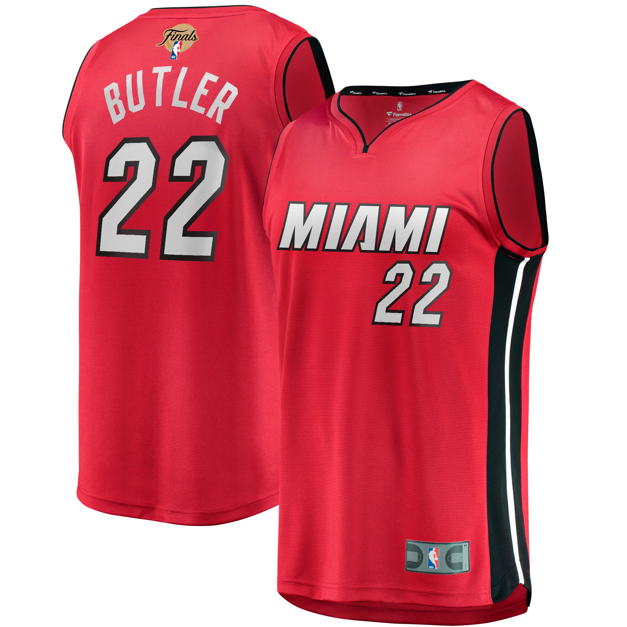 Jimmy Butler Miami Heat Fanatics Branded 2023 NBA Finals Fast Break Player Jersey - Statement Edition - Red - vstockx