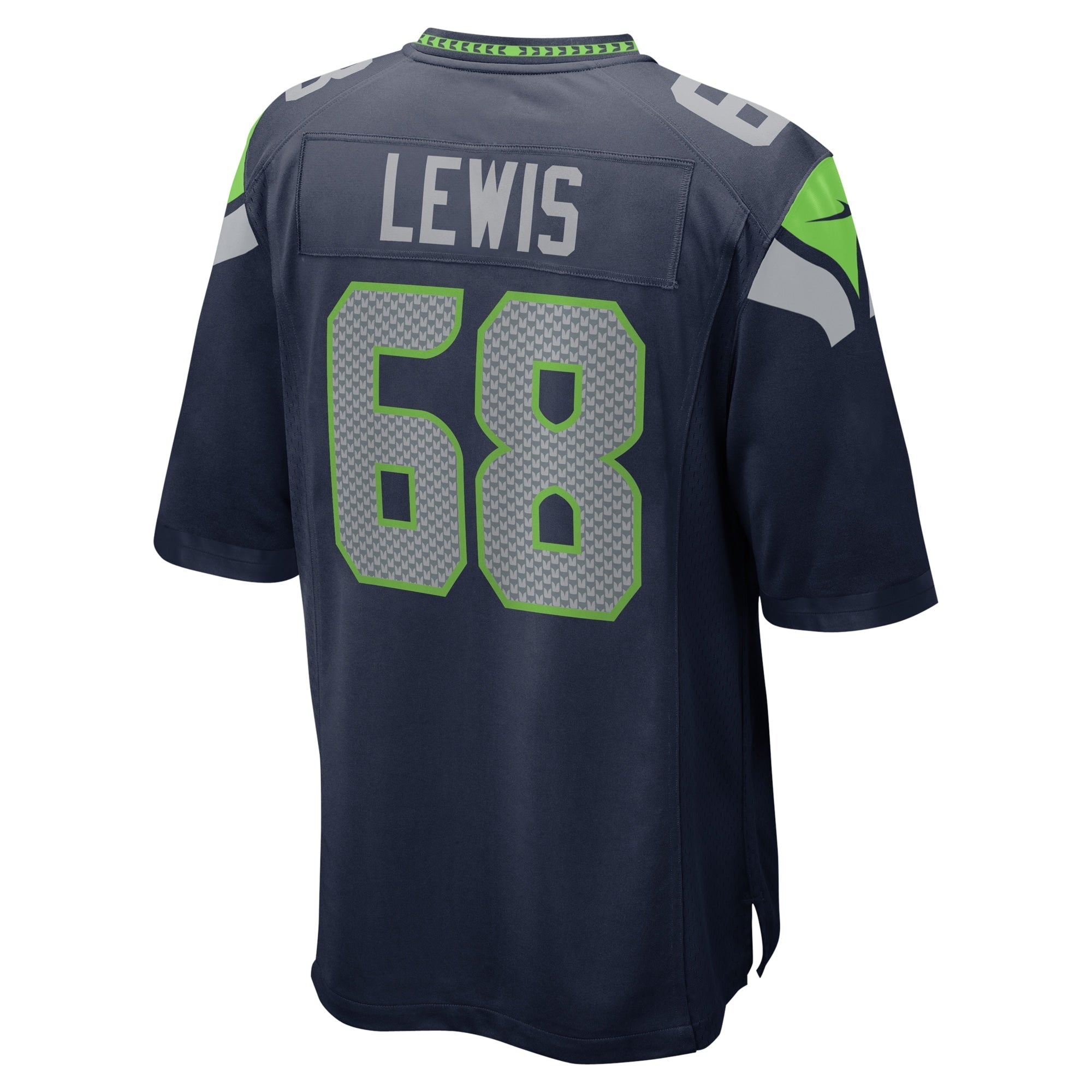 Men's Nike Damien Lewis College Navy Seattle Seahawks Game Jersey - vstockx