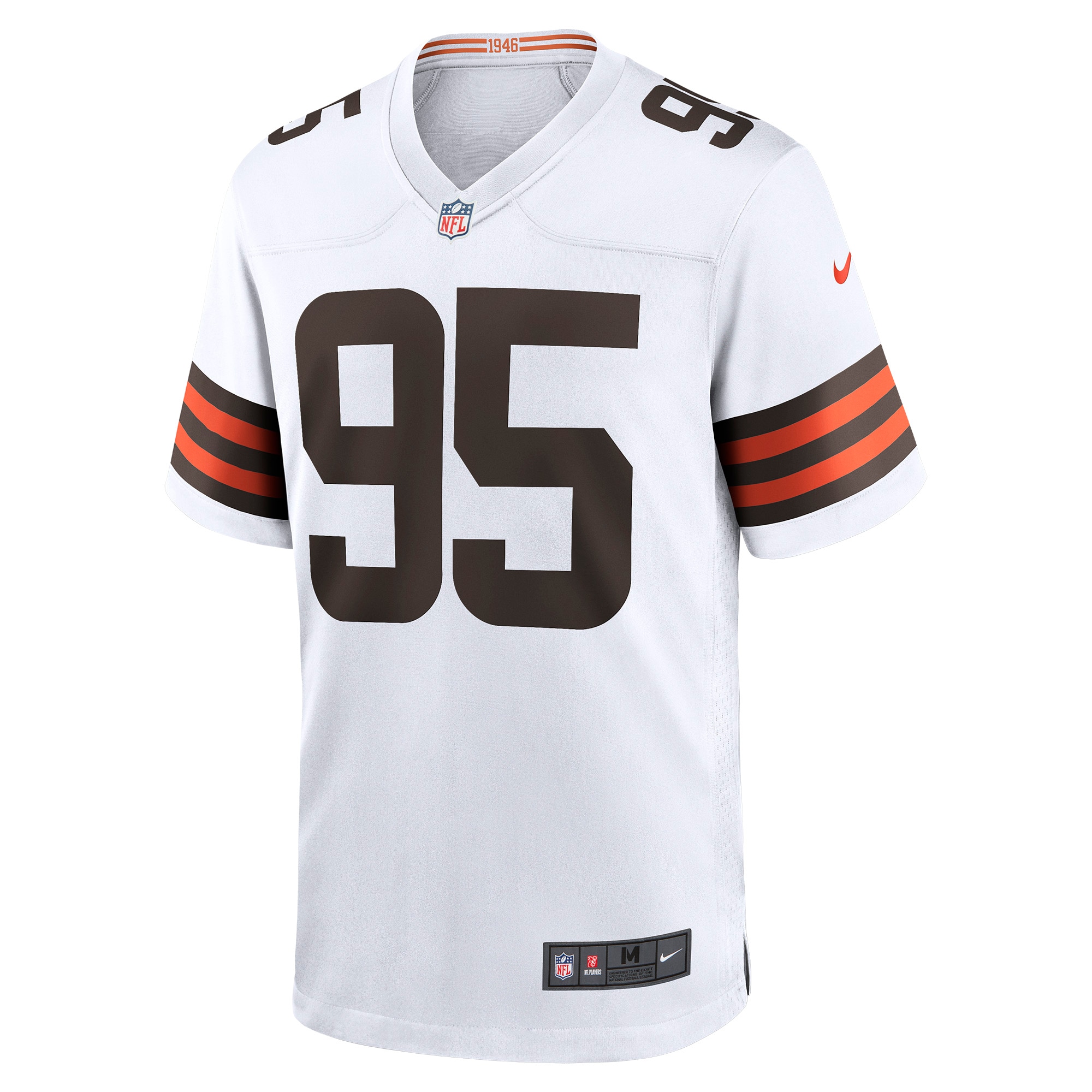 Myles Garrett Cleveland Browns Nike Away Game Jersey - White - vstockx