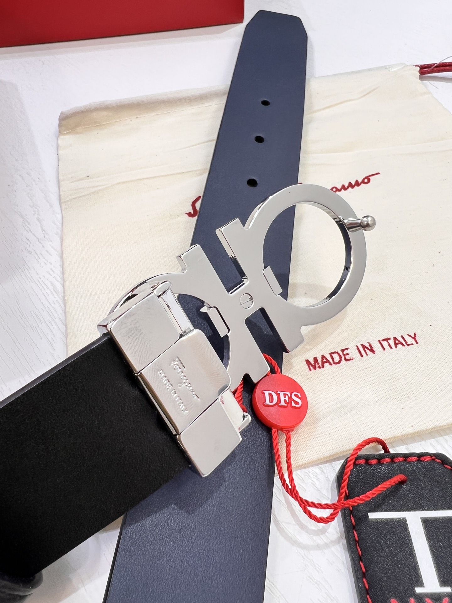 Streetwear Belt Ferragamo 319697 size:3.5cm - vstockx