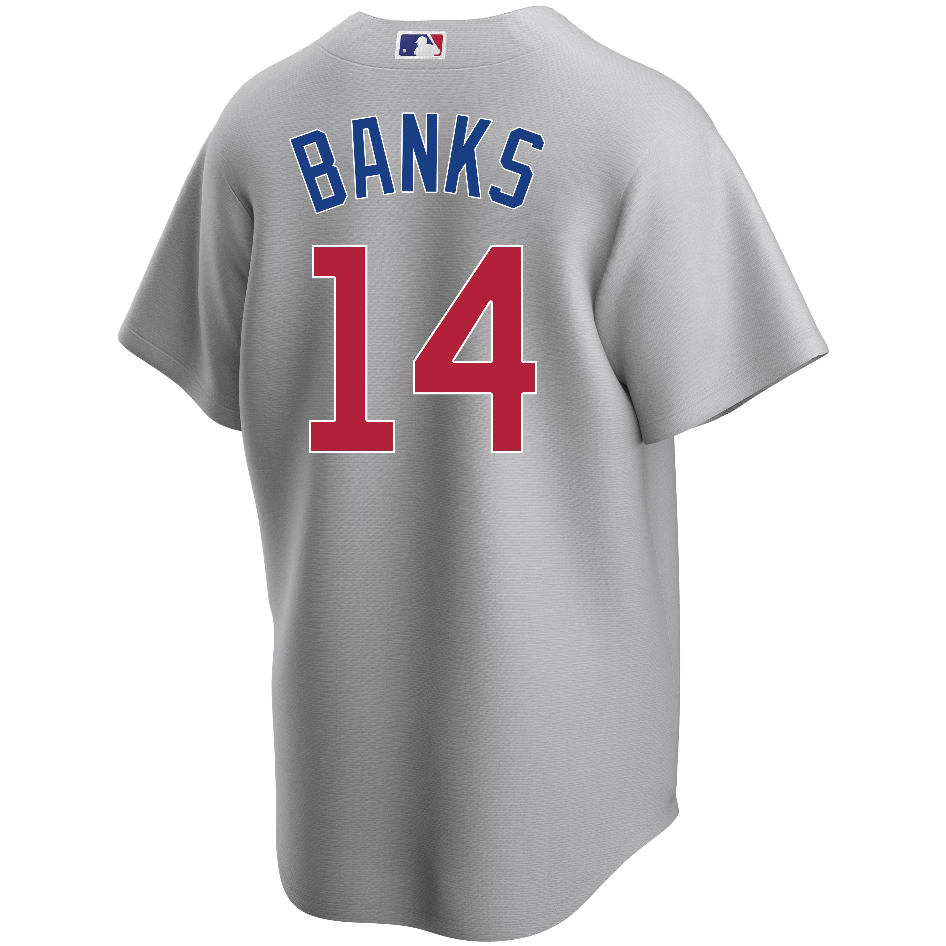 Erine Banks Chicago Cubs Road Gray Men's Replica Jersey - vstockx