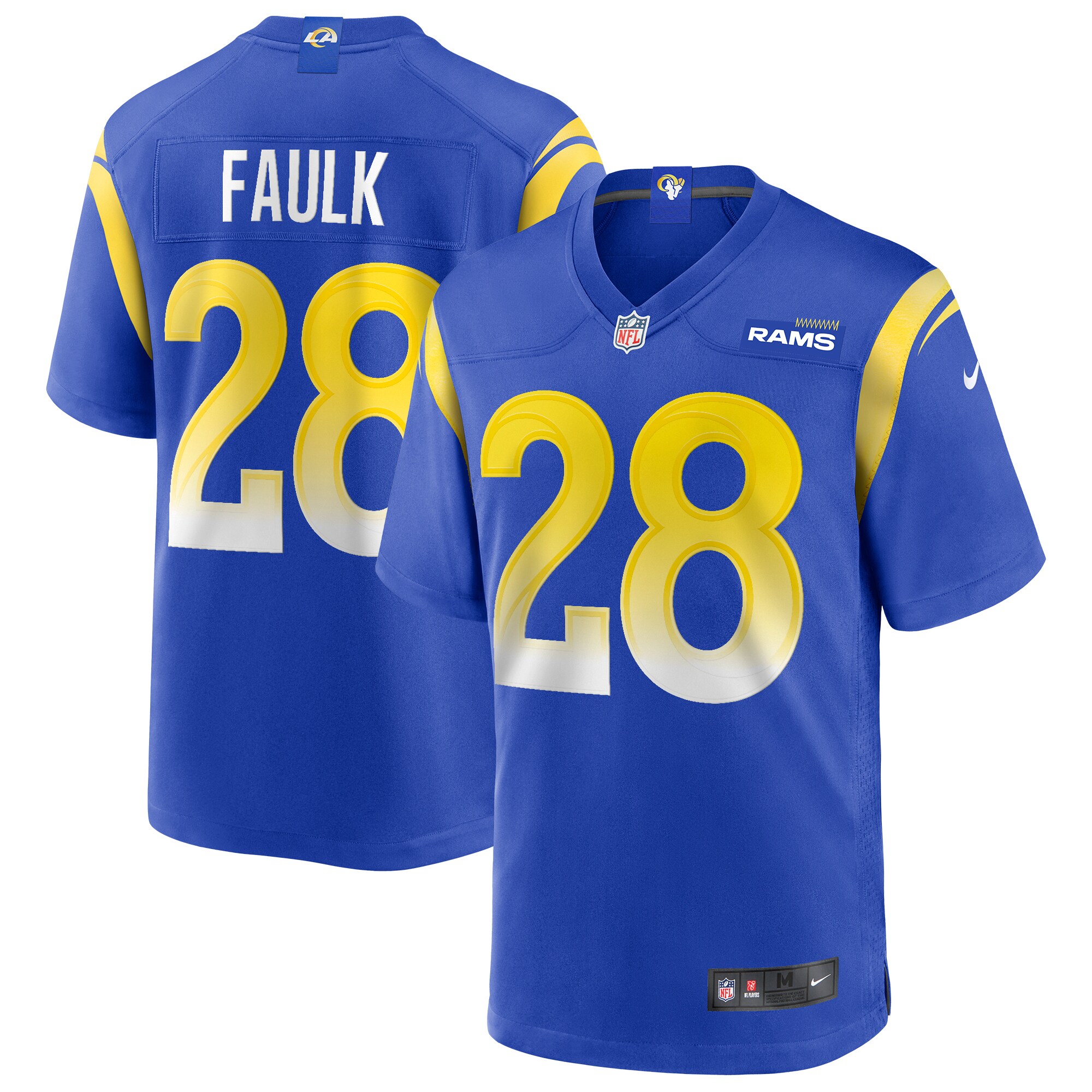 Marshall Faulk Los Angeles Rams Nike Game Retired Player Jersey - Royal - vstockx