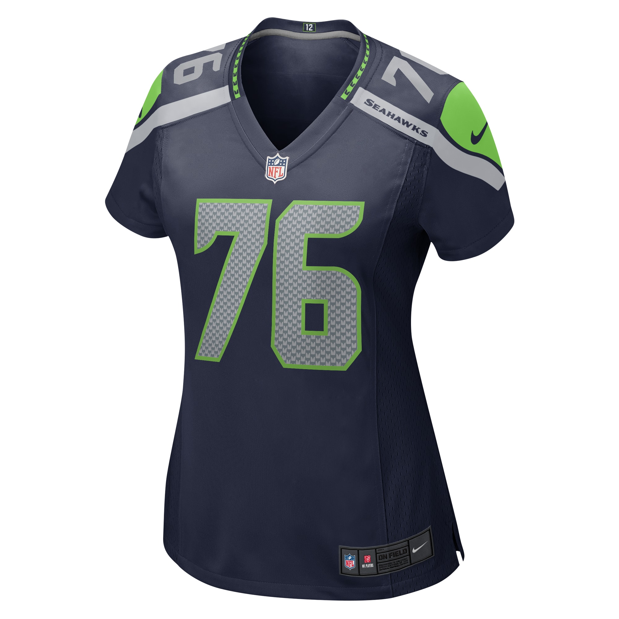 Jalen McKenzie Seattle Seahawks Nike Women's Home Game Player Jersey - College Navy - vstockx