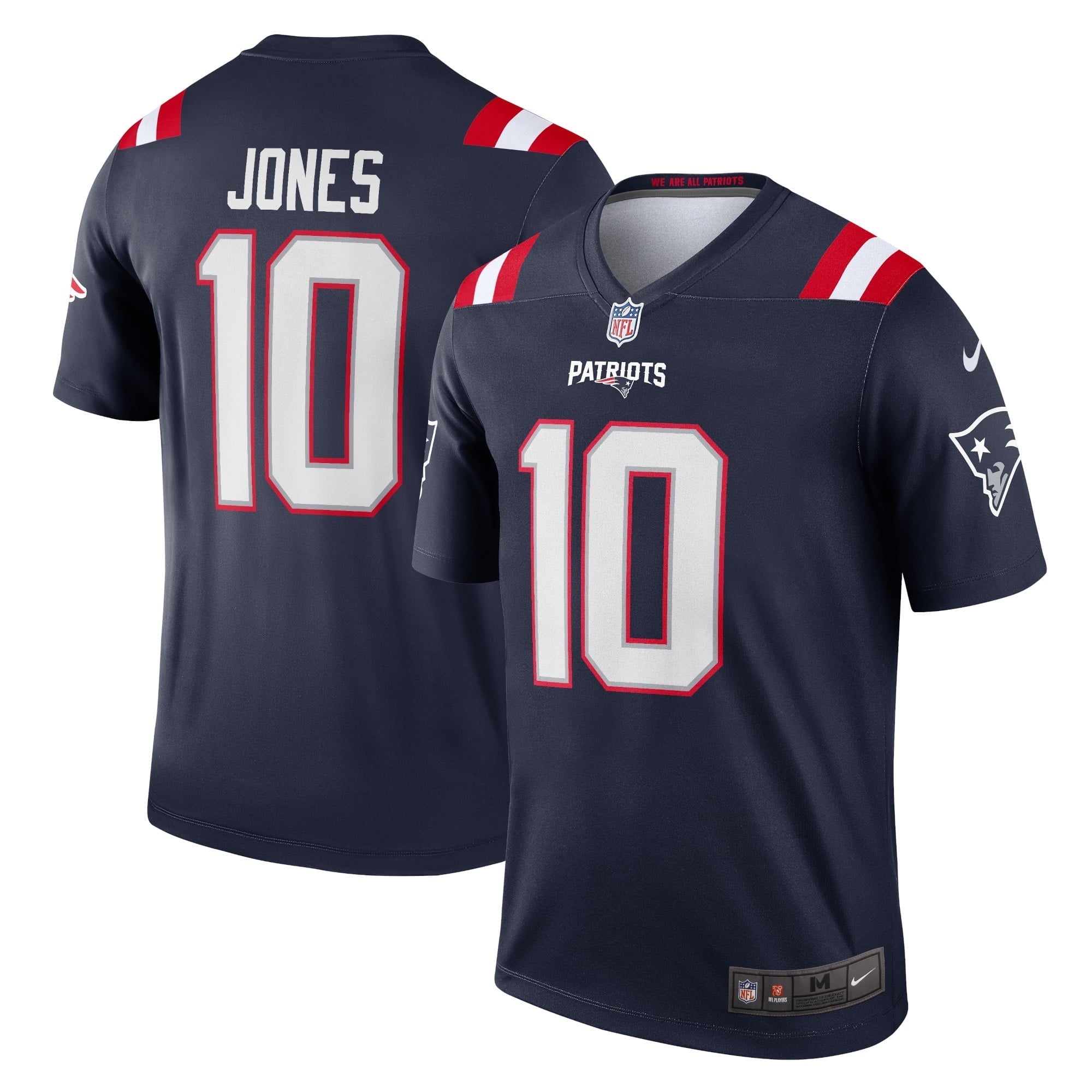 Men's Nike Mac Jones Navy New England Patriots Legend Jersey - vstockx