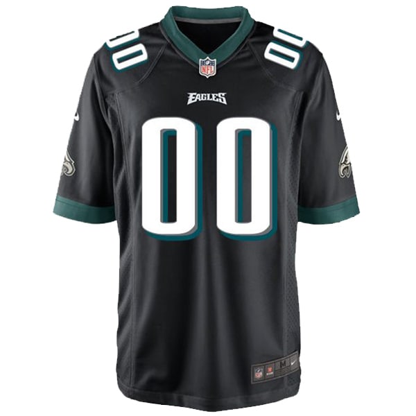 Philadelphia Eagles Nike Youth Game Custom Jersey - Black - vstockx