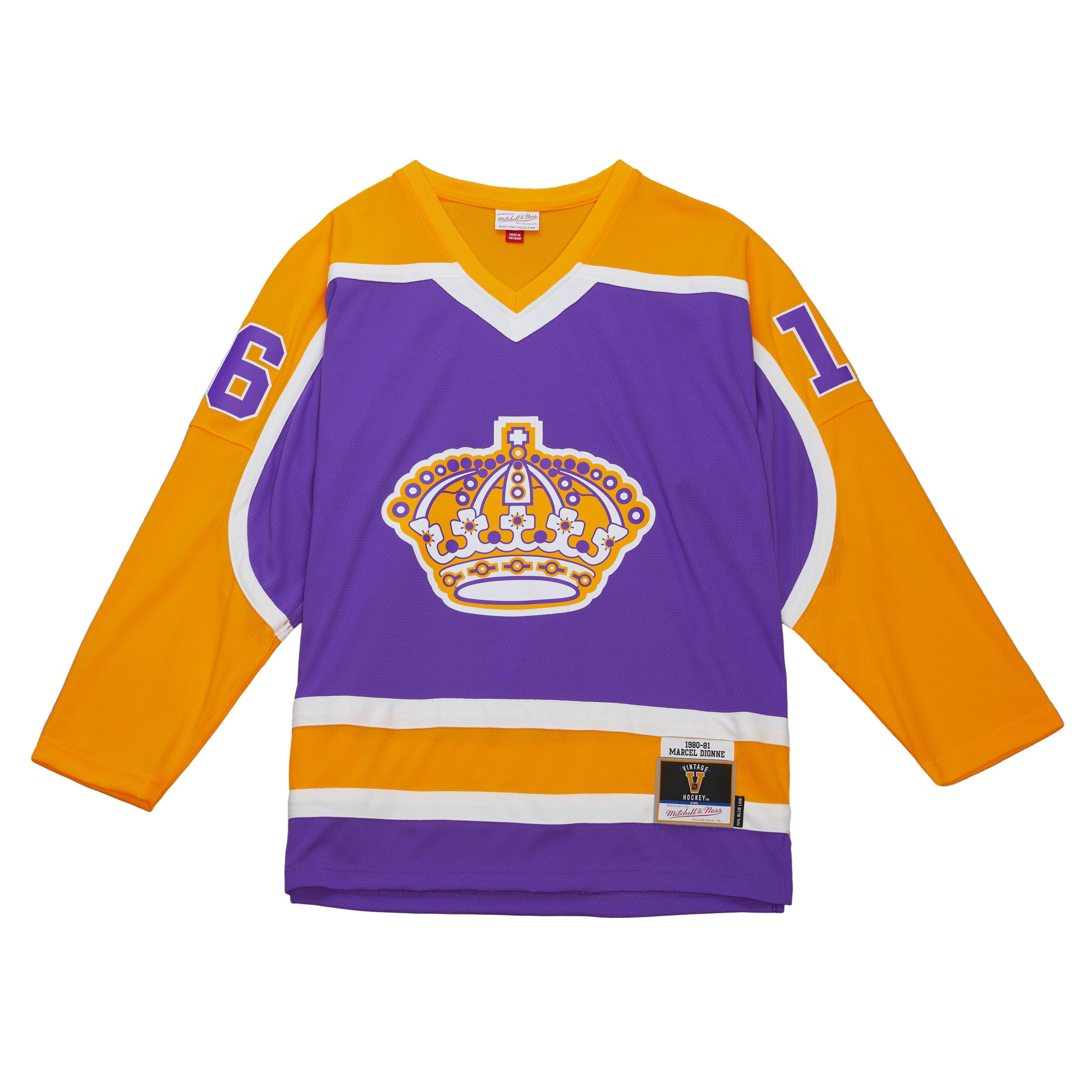 Blue Line Marcel Dionne Los Angeles Kings 1980 Jersey - vstockx