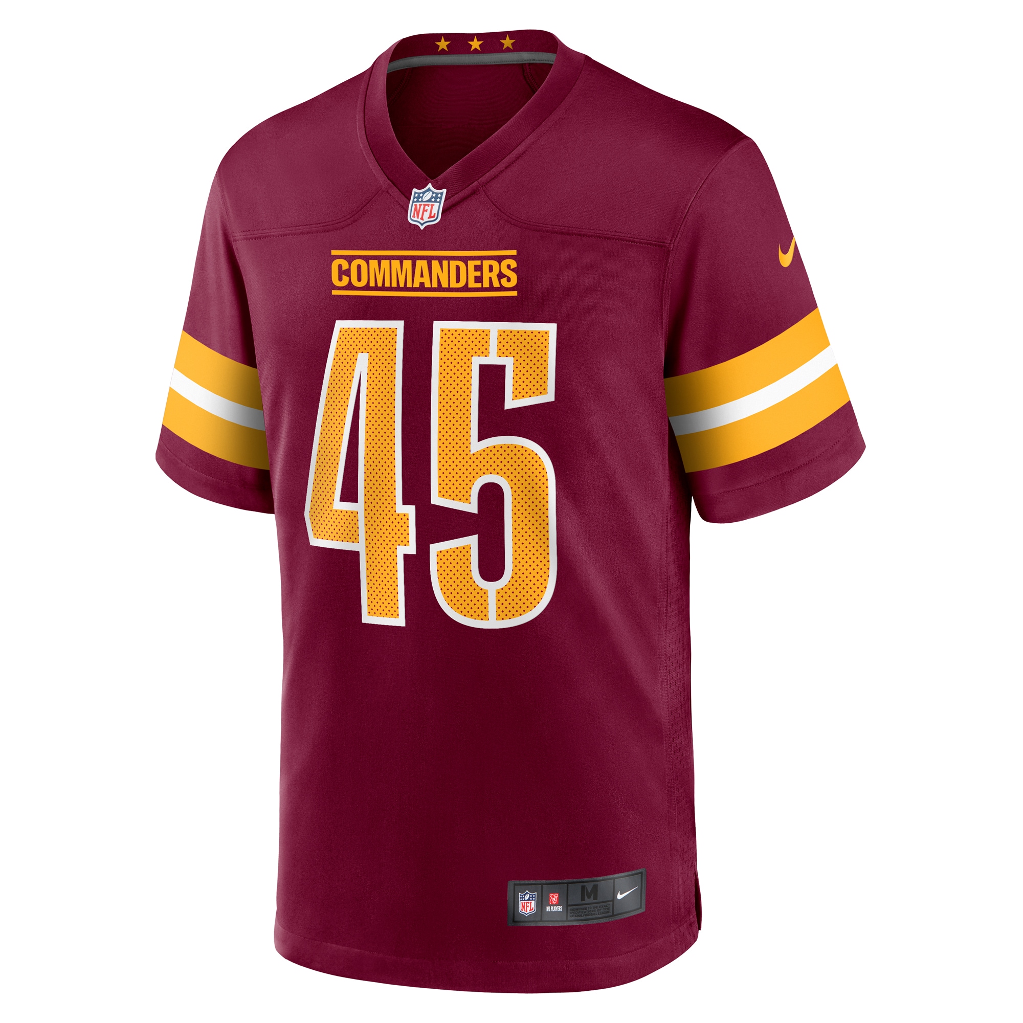 Kaden Smith Washington Commanders Nike Team Game Jersey - Burgundy - vstockx