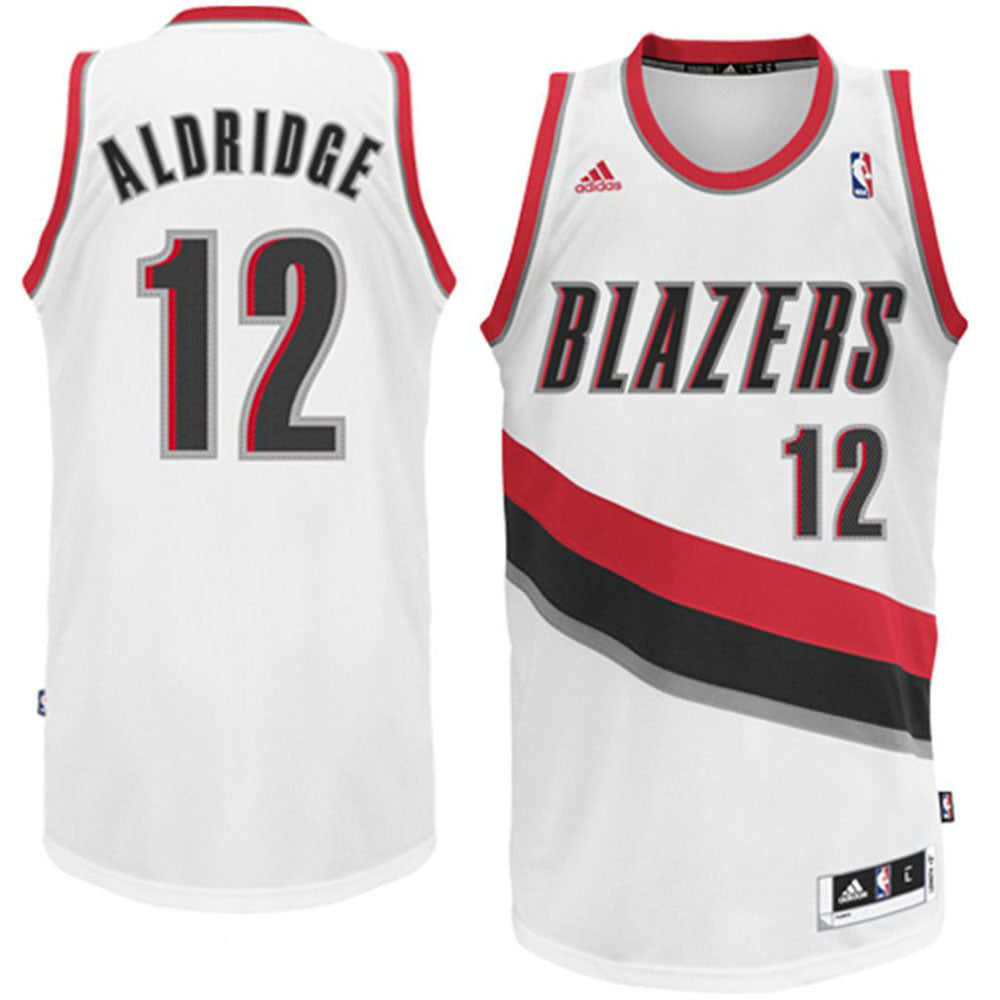 Men's Portland Trail Blazers LaMarcus Aldridge Home Jersey - White - vstockx