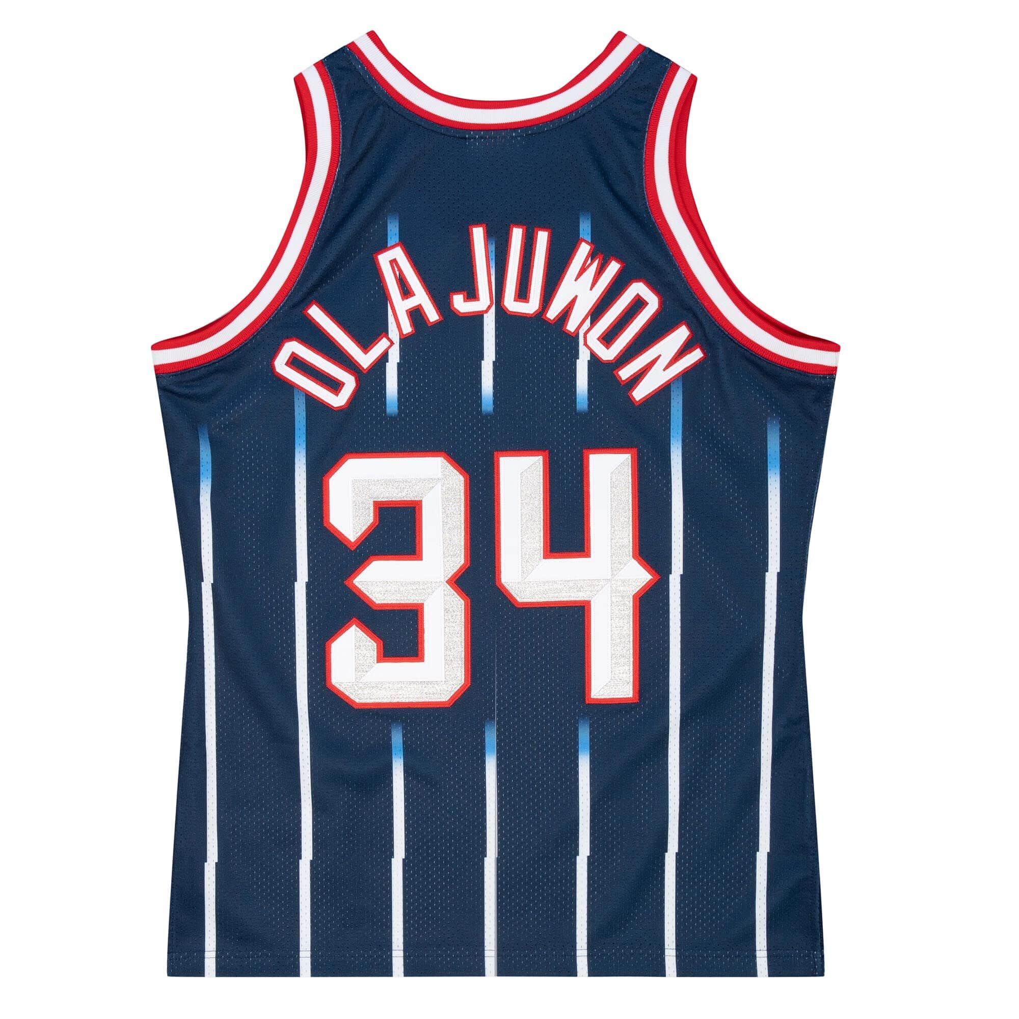 Authentic Hakeem Olajuwon Houston Rockets Road 1996-97 Jersey - vstockx