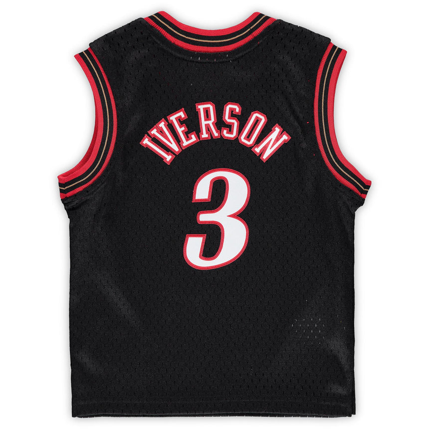 Allen Iverson Philadelphia 76ers Mitchell & Ness Preschool 2000-2001 Hardwood Classics Player Jersey - Black - vstockx
