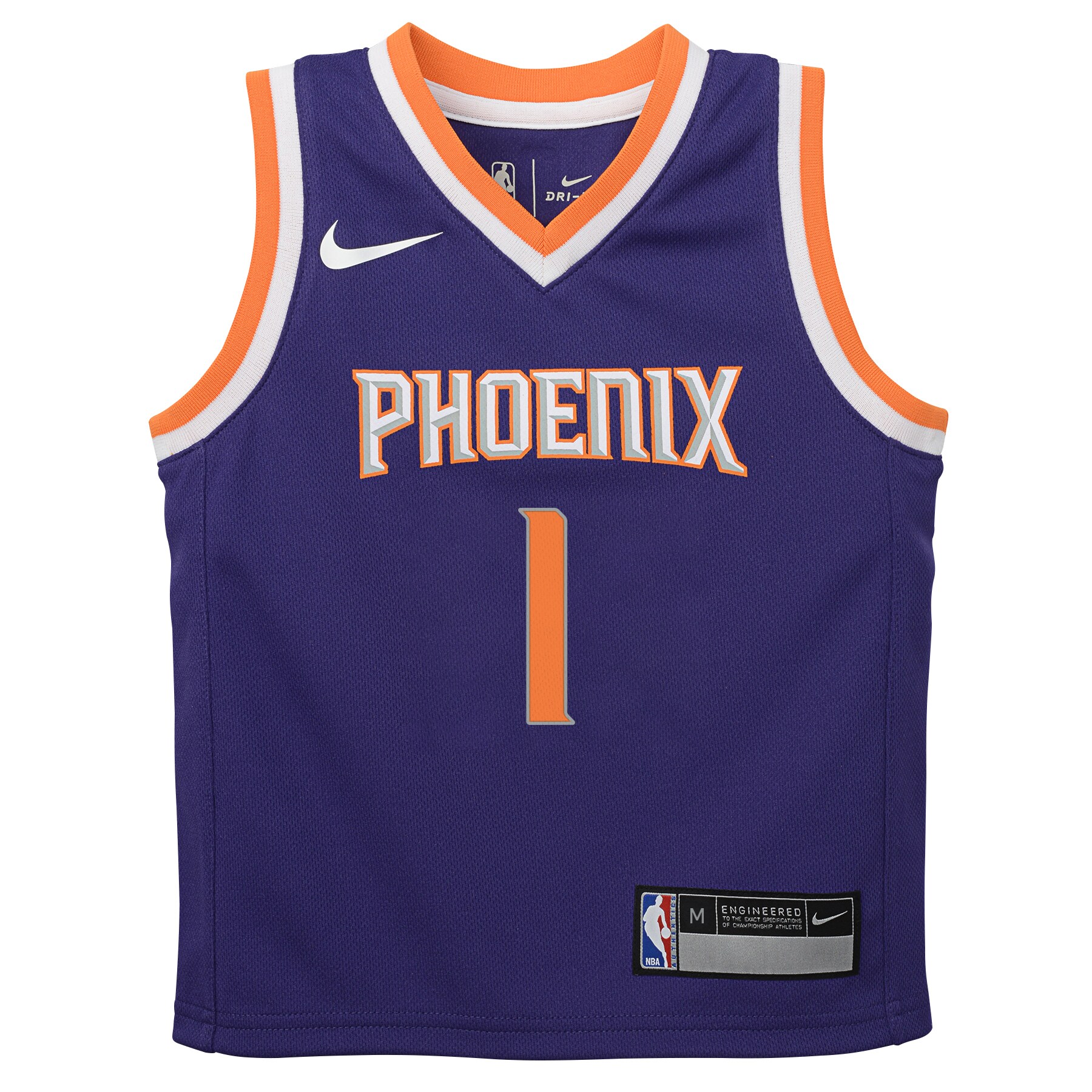 Devin Booker Phoenix Suns Nike Preschool Replica Jersey Purple - Icon Edition - vstockx