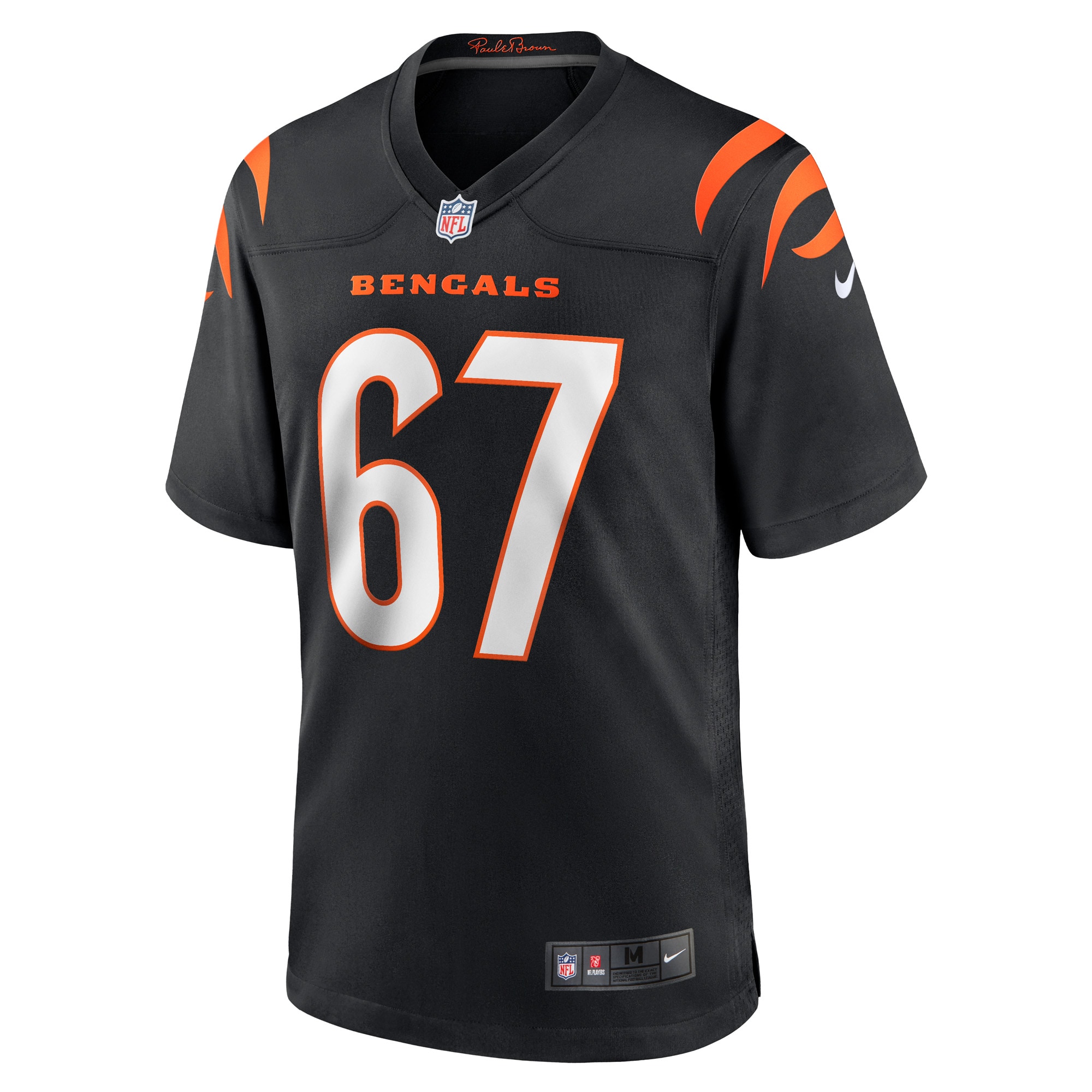 Cordell Volson Cincinnati Bengals Nike Game Player Jersey - Black - vstockx
