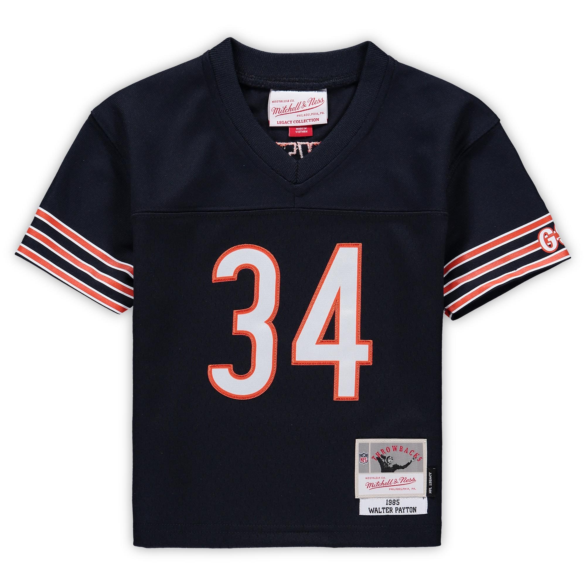 Walter Payton Chicago Bears Mitchell & Ness Toddler 1985 Retired Legacy Jersey - Navy - vstockx