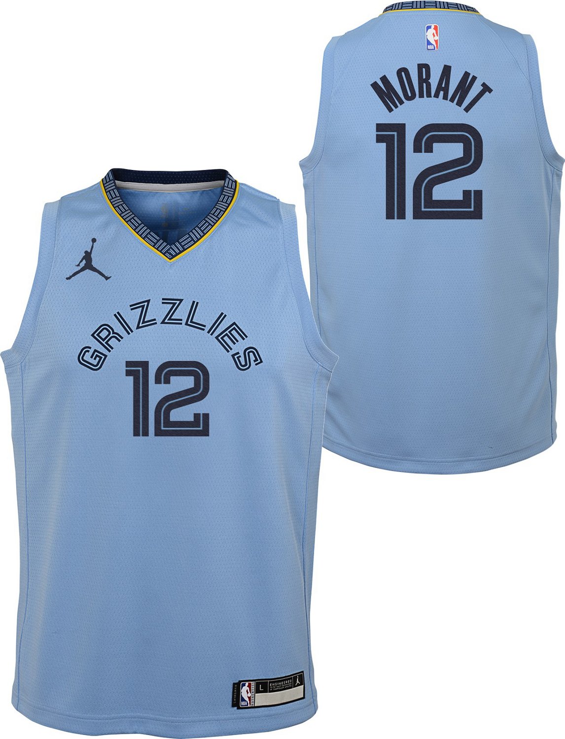 Nike Youth Memphis Grizzlies Morant Statement Swingman Jersey - vstockx