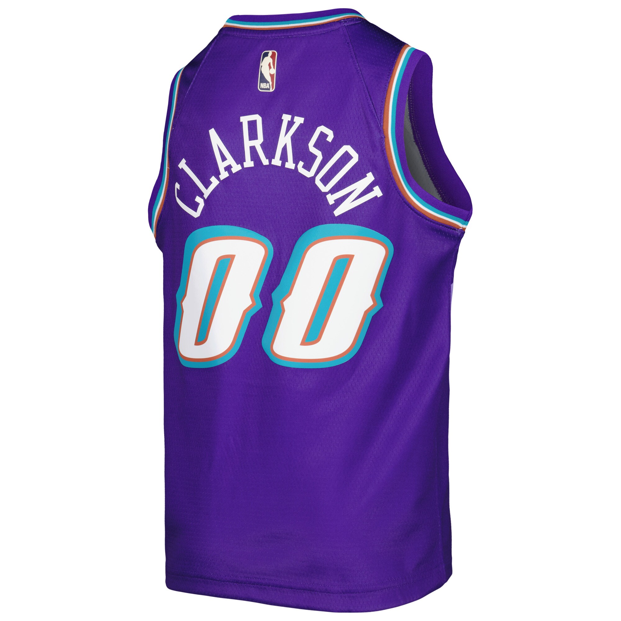 Jordans Clarkson Utah Jazz Nike Youth 2022/23 Swingman Jersey - Classic Edition - Purple - vstockx