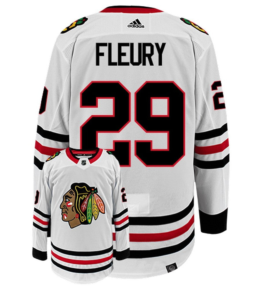 Marc-Andre Fleury Chicago Blackhawks Adidas Primegreen Authentic NHL Hockey Jersey - vstockx