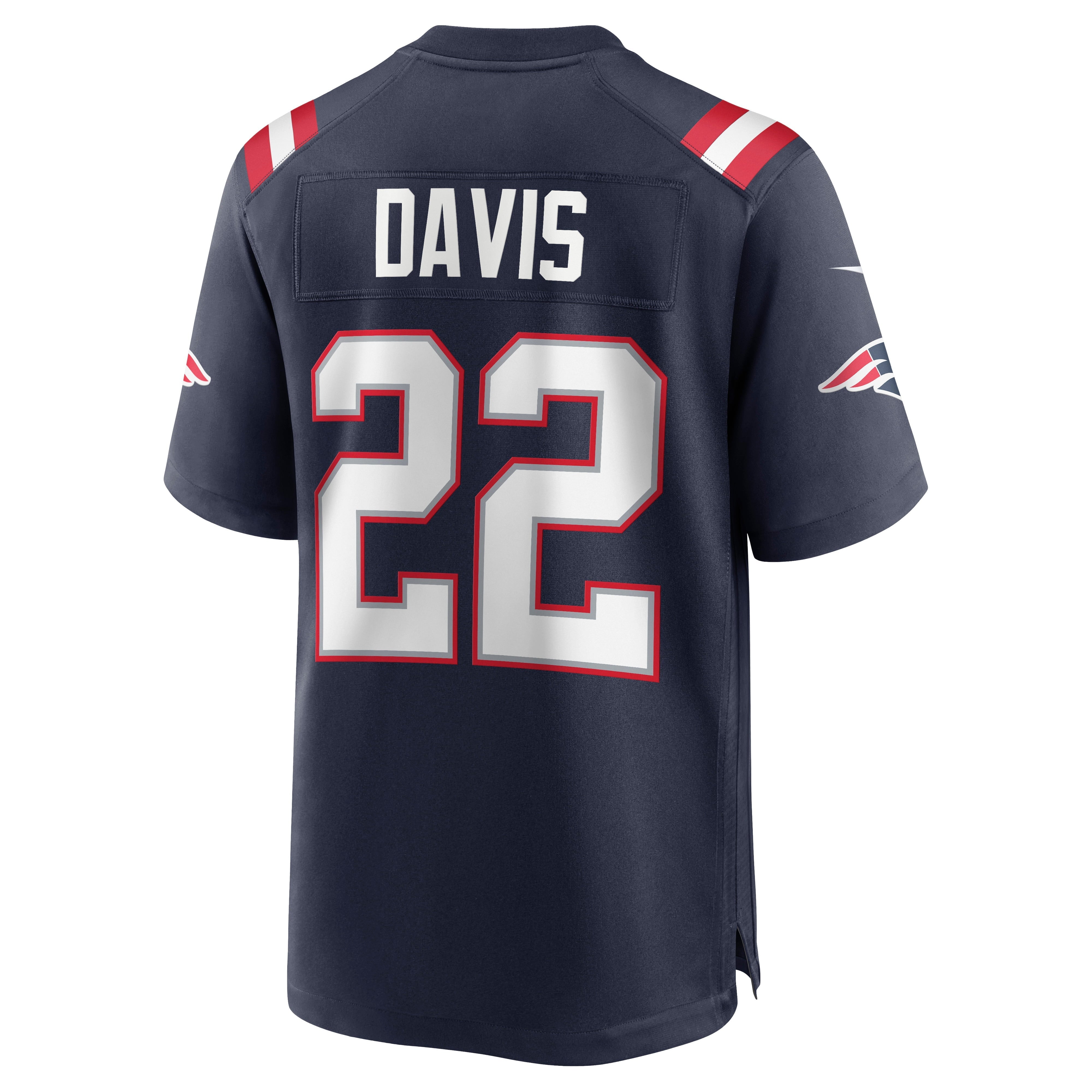 Men's Nike Cody Davis Navy New England Patriots Game Jersey - vstockx