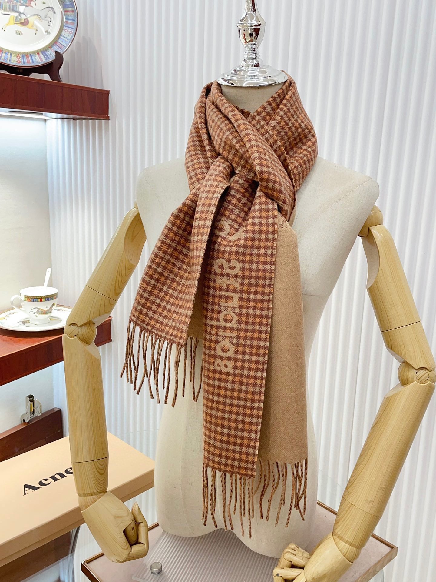 Streetwear Scarf Acne 328854 SIZE:200×30cm - vstockx