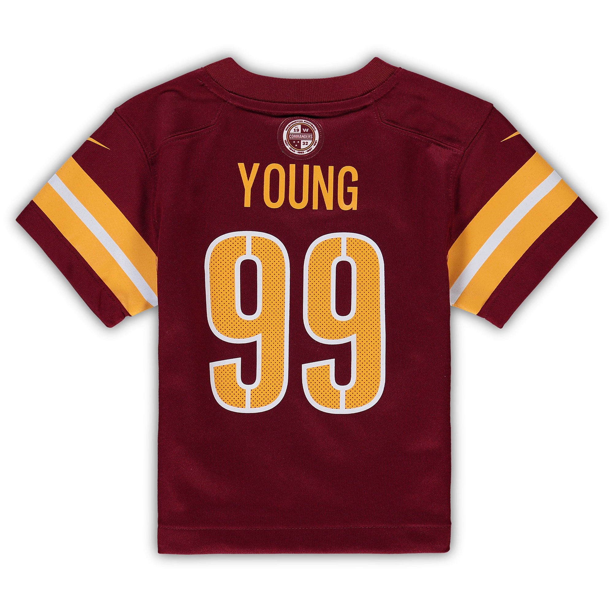 Chase Young Washington Commanders Nike Toddler Game Jersey - Burgundy - vstockx