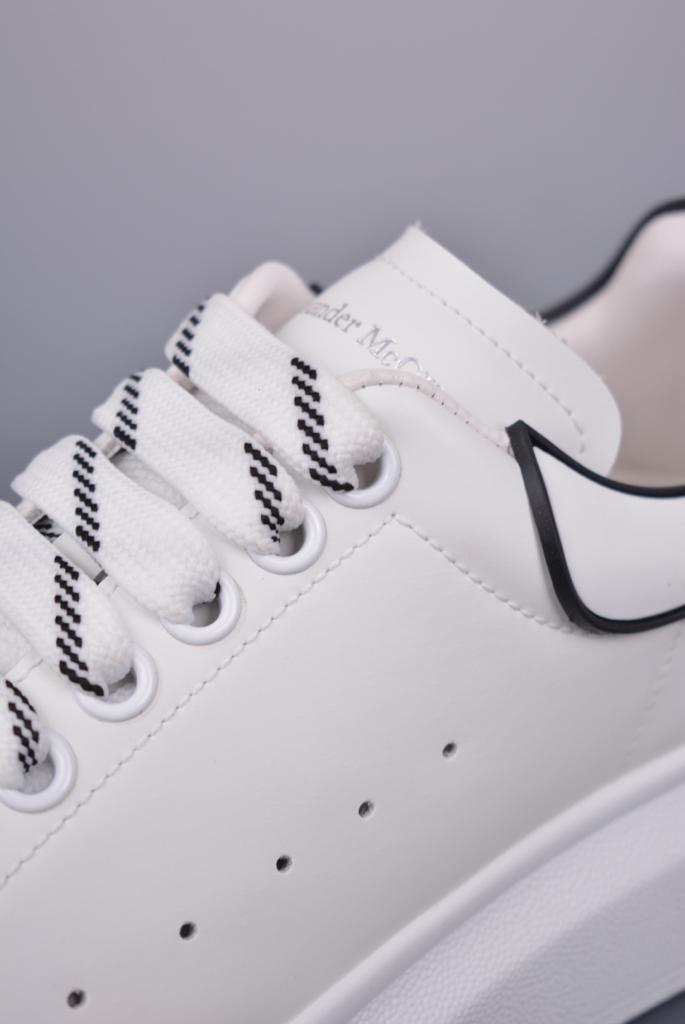 Alexander McQueen Oversized White Black Trim - vstockx