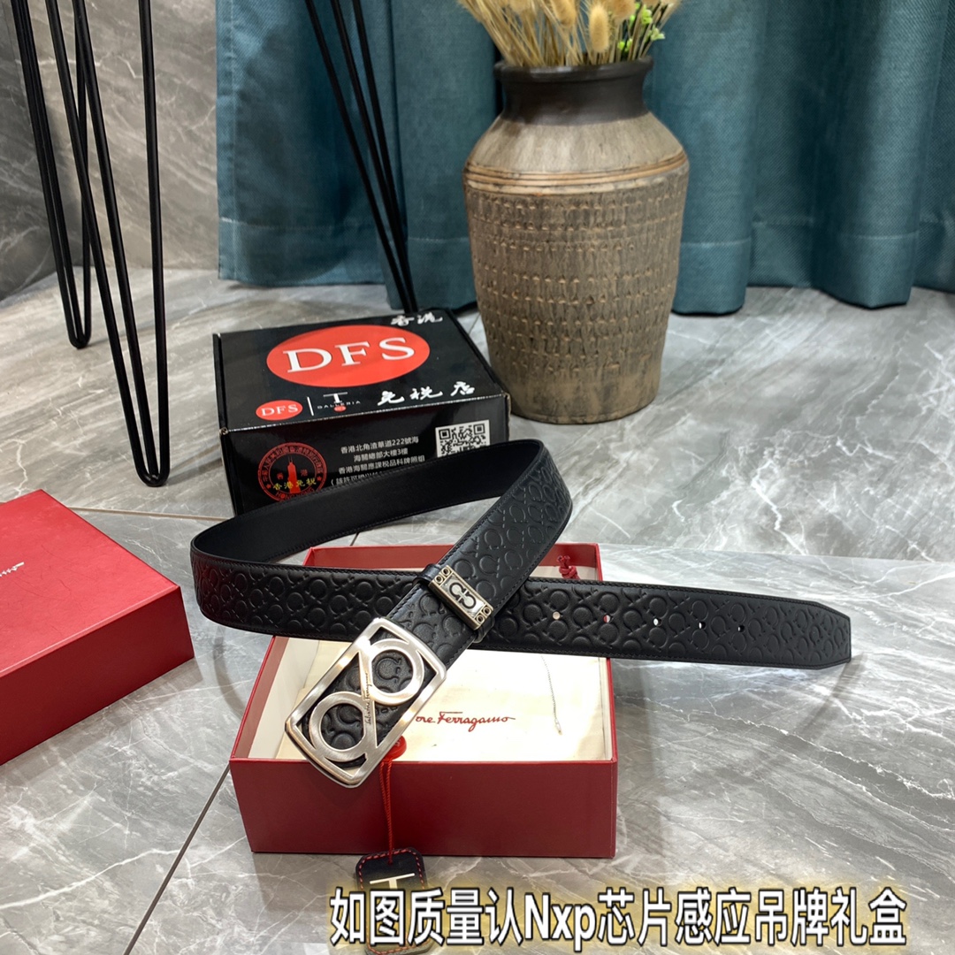 Streetwear Belt Ferragamo 319395 size:3.5cm - vstockx