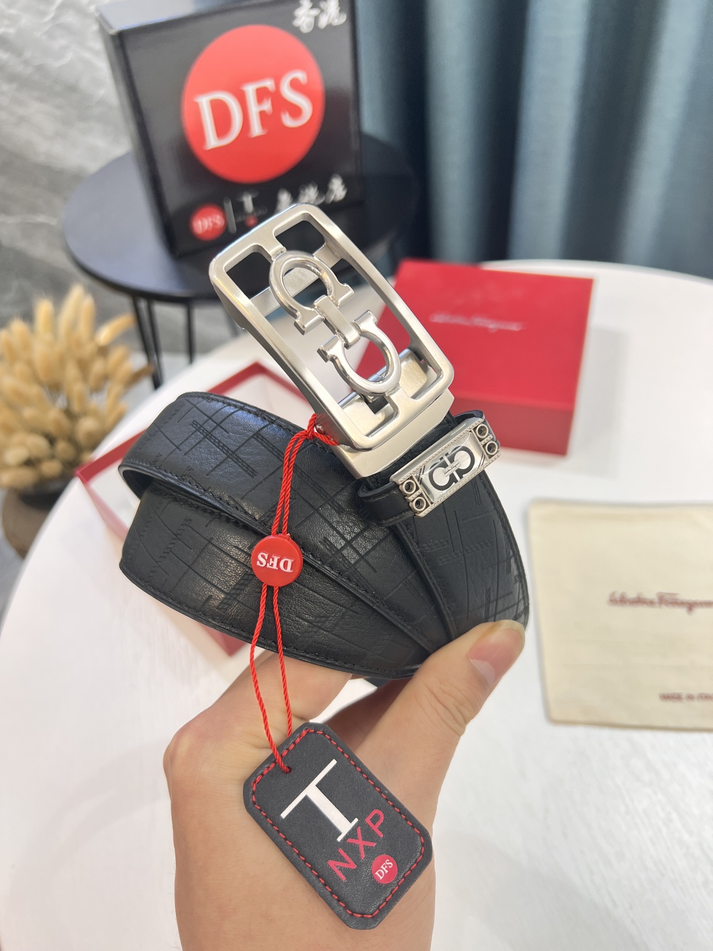 Streetwear Belt Ferragamo 319672 size:3.5cm - vstockx