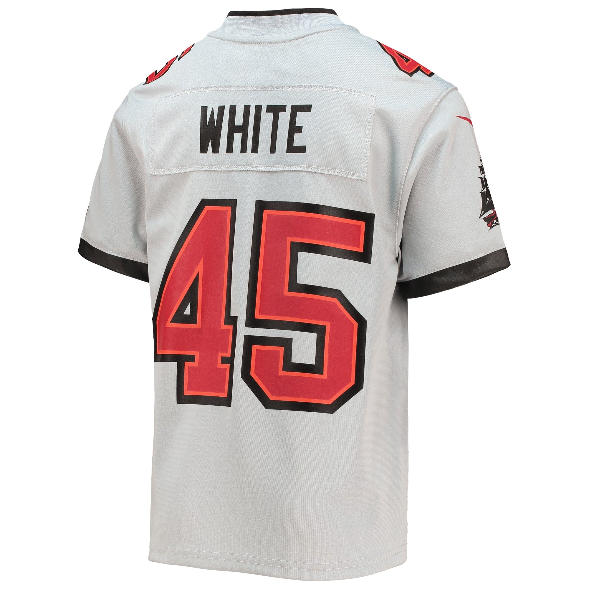 Youth Nike Devin White Gray Tampa Bay Buccaneers Inverted Team Game Jersey - vstockx